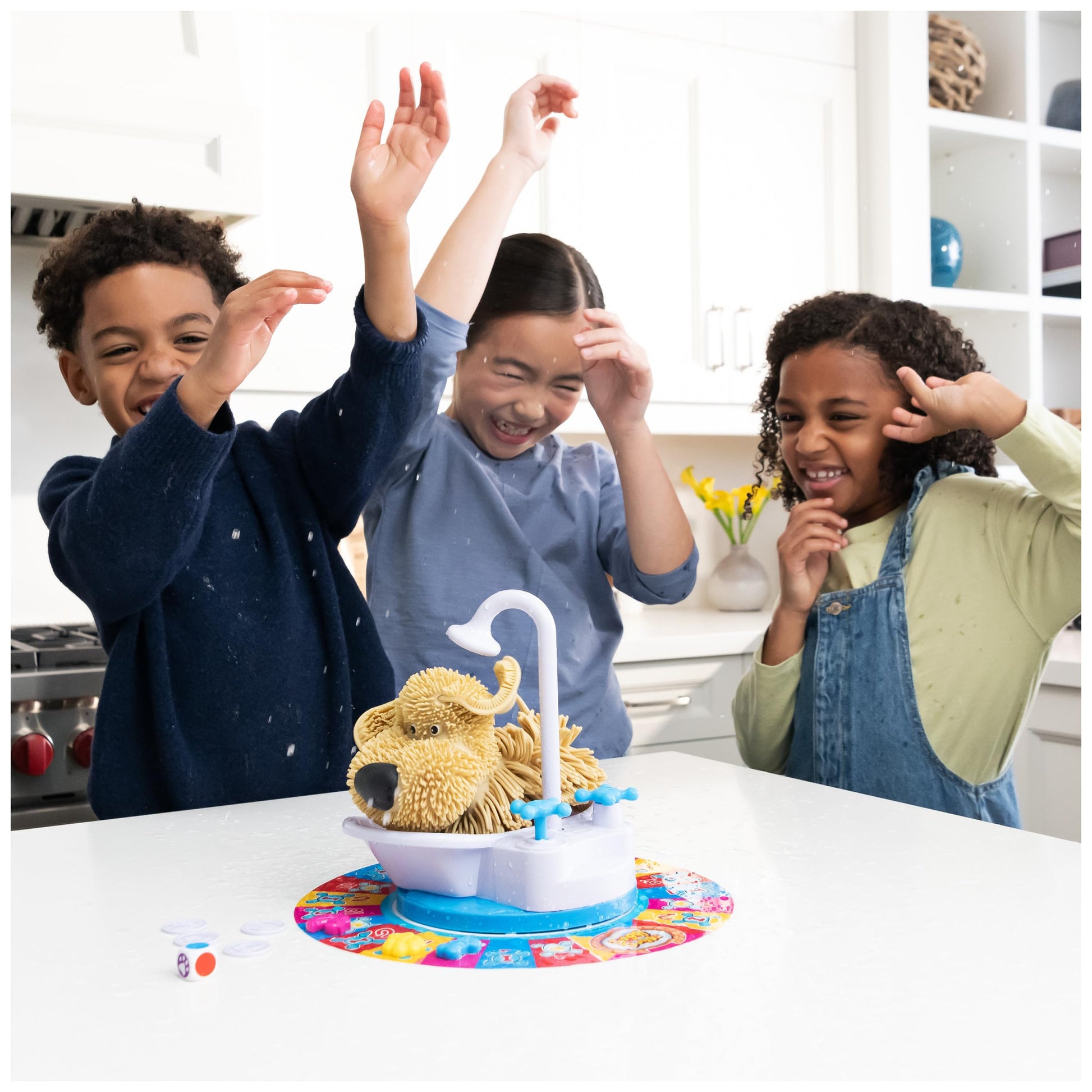 Baña a Doggy, El galardonado juego para niños de bañar, sacudir y duchar al perrito, Juego de mesa para niños para noches de juegos en familia, Juegos y juguetes para niños a partir de 4 años