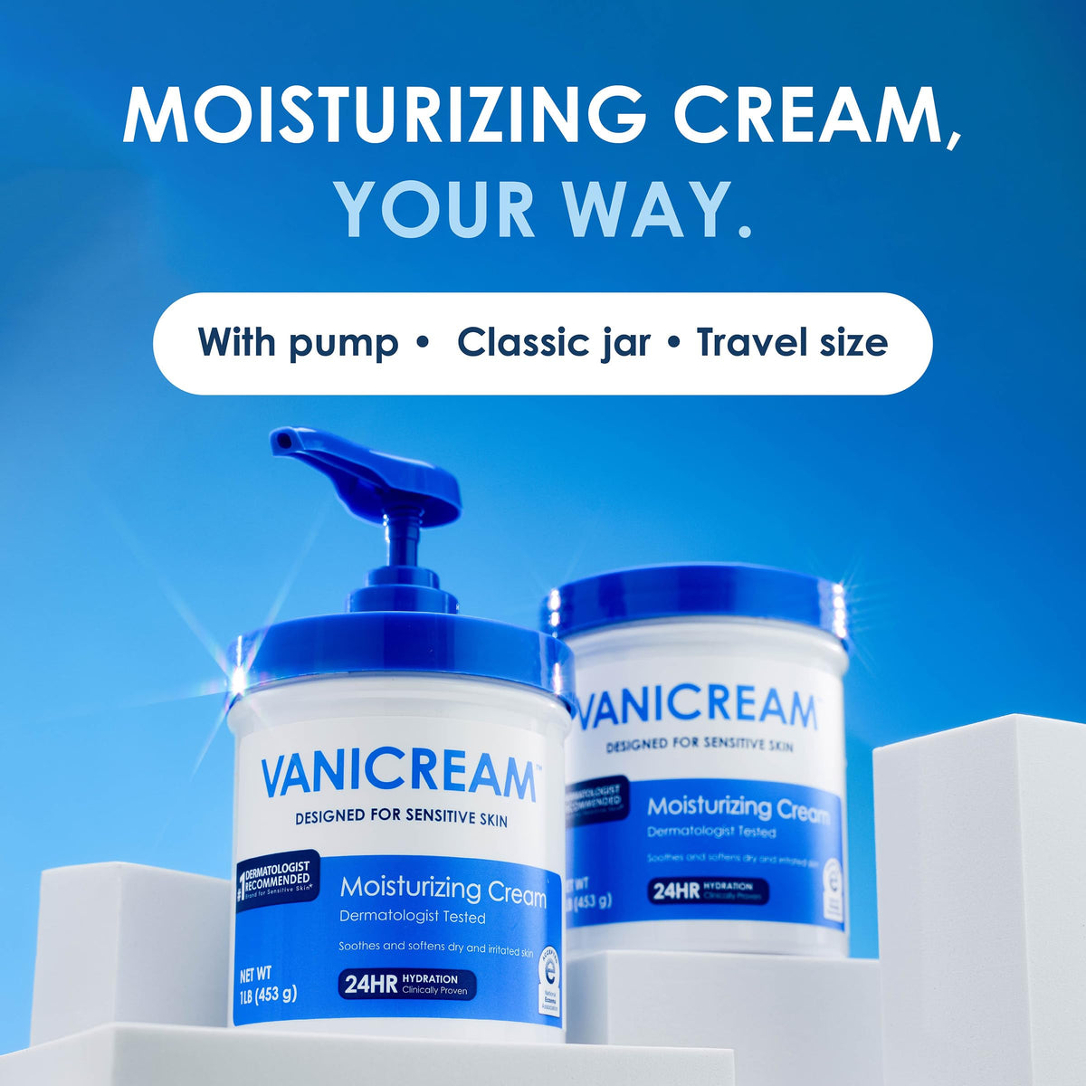 Vanicream Moisturizing Cream with Pump, 16 Ounce
