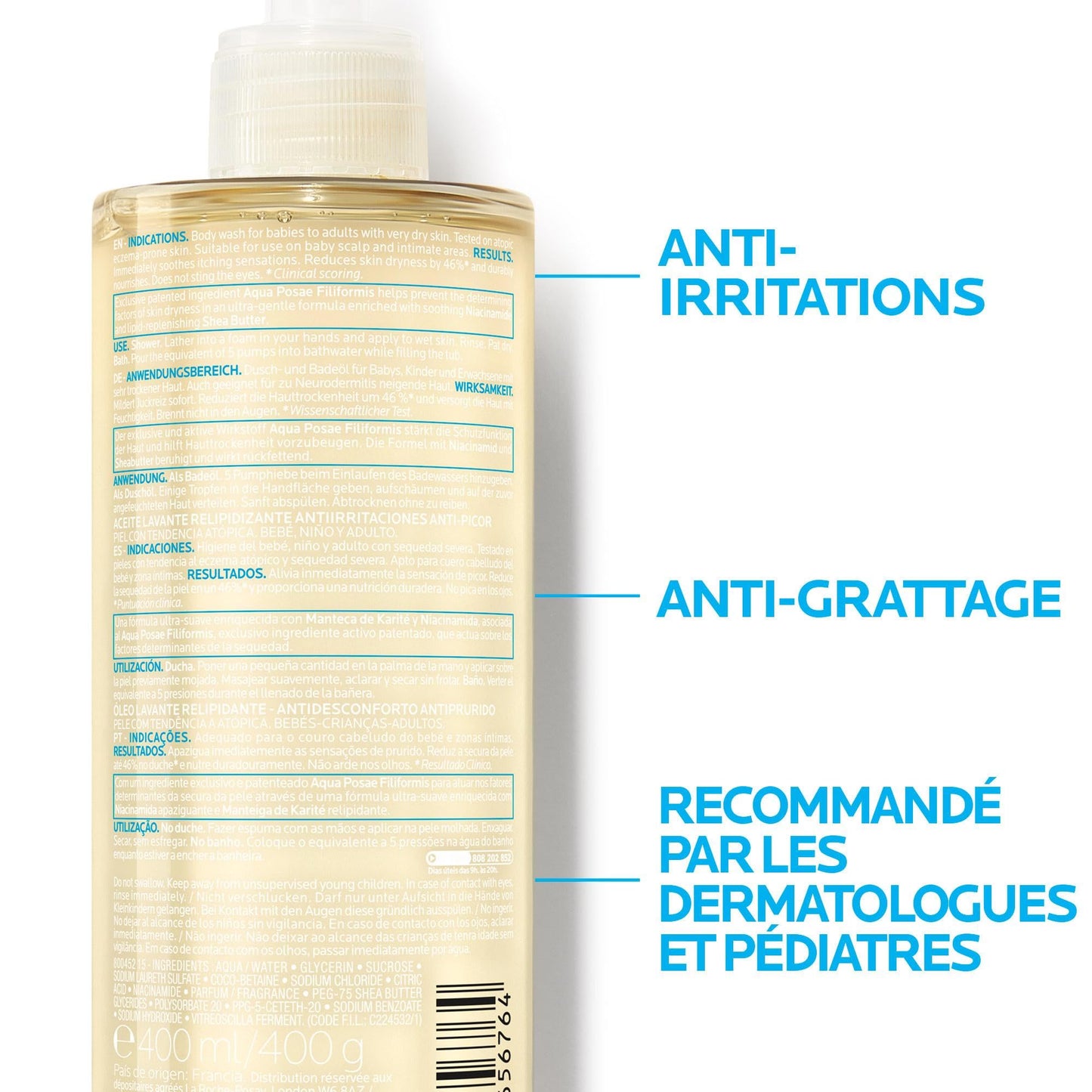 La Roche-Posay Lipikar Aceite de Ducha Lavante AP+ 750ml