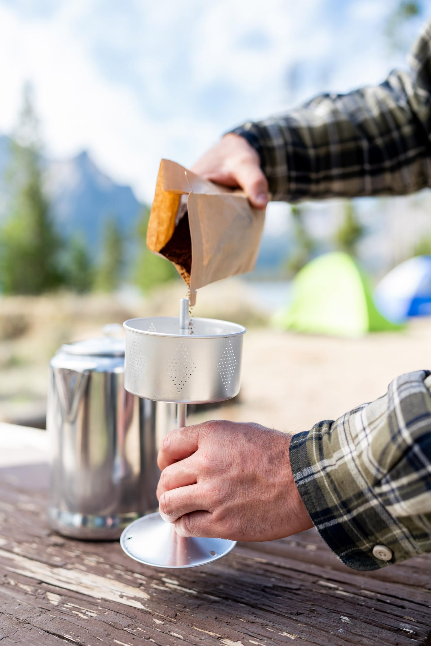 Percolador de Café Stansport Aluminio 9 Tazas