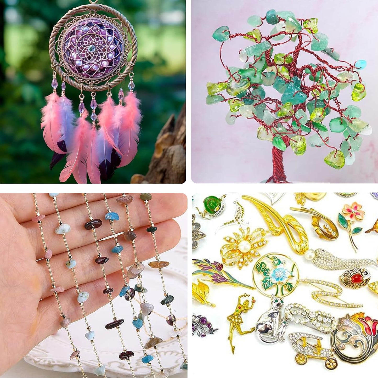 Juego de 7 Alicates para Joyas, Alicates de Joyería, Pinzas para Bisuteria y Joyeria Herramientas, Kit de Fabricación de Joyas para Suministros de Fabricación de Joyas