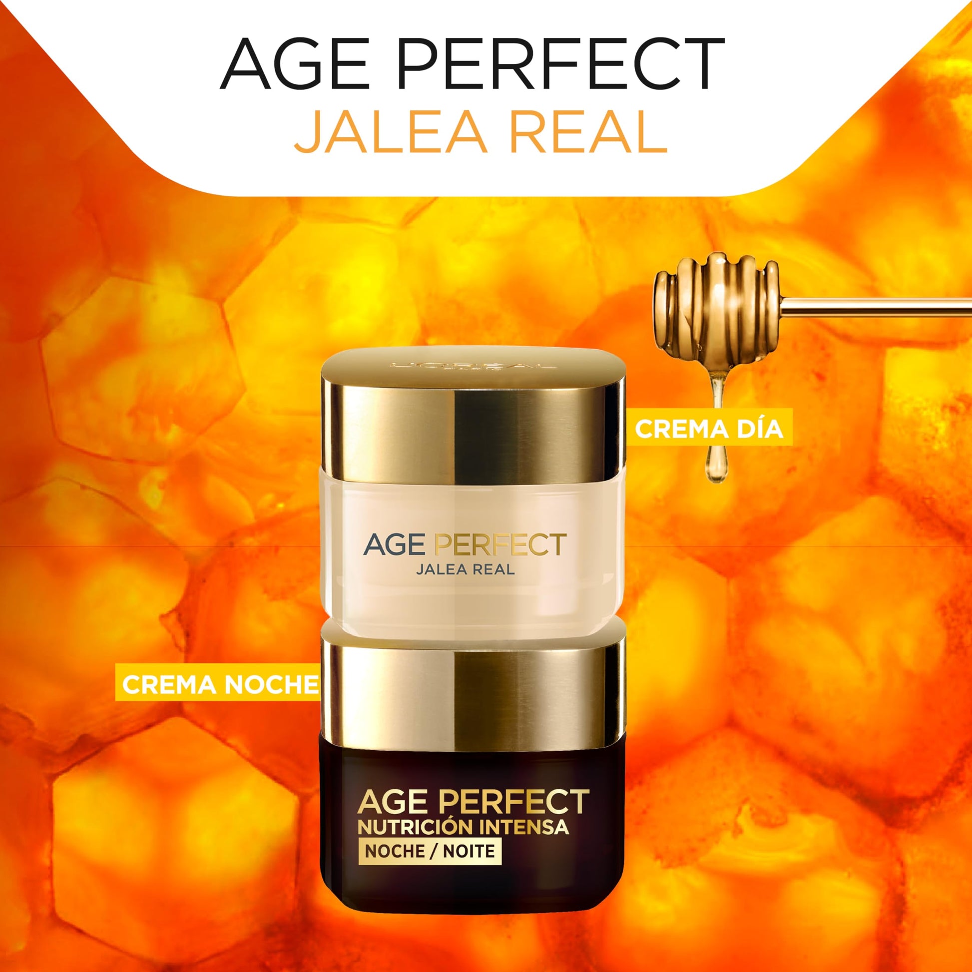 L'Oreal Paris Crema Antiarrugas de Dia Age Perfect, 50 ml