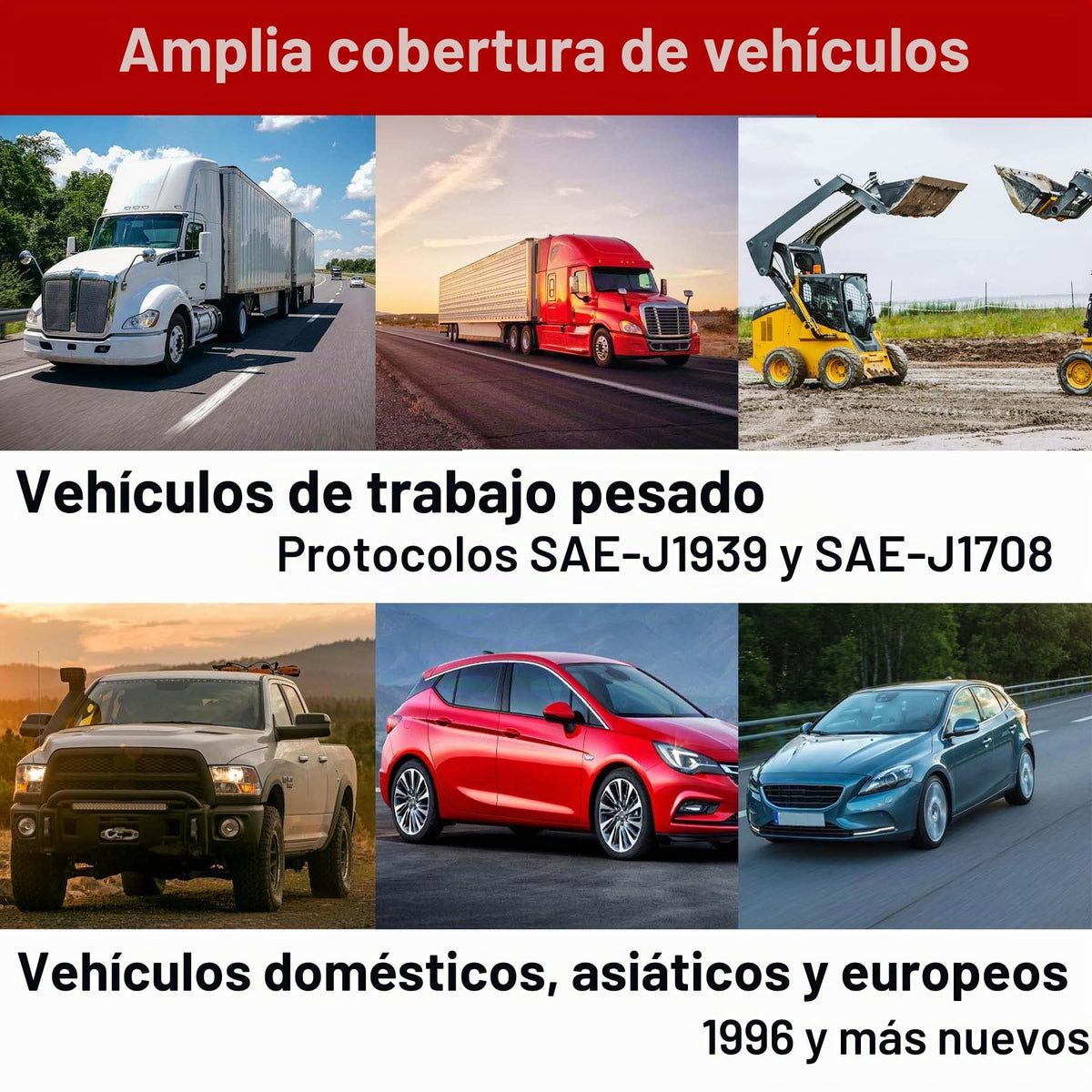 Escáner OBD2 Autel Autolink AL529HD Servicio Pesado Recuperación de Código Vin y Prueba de Monitor Obdii