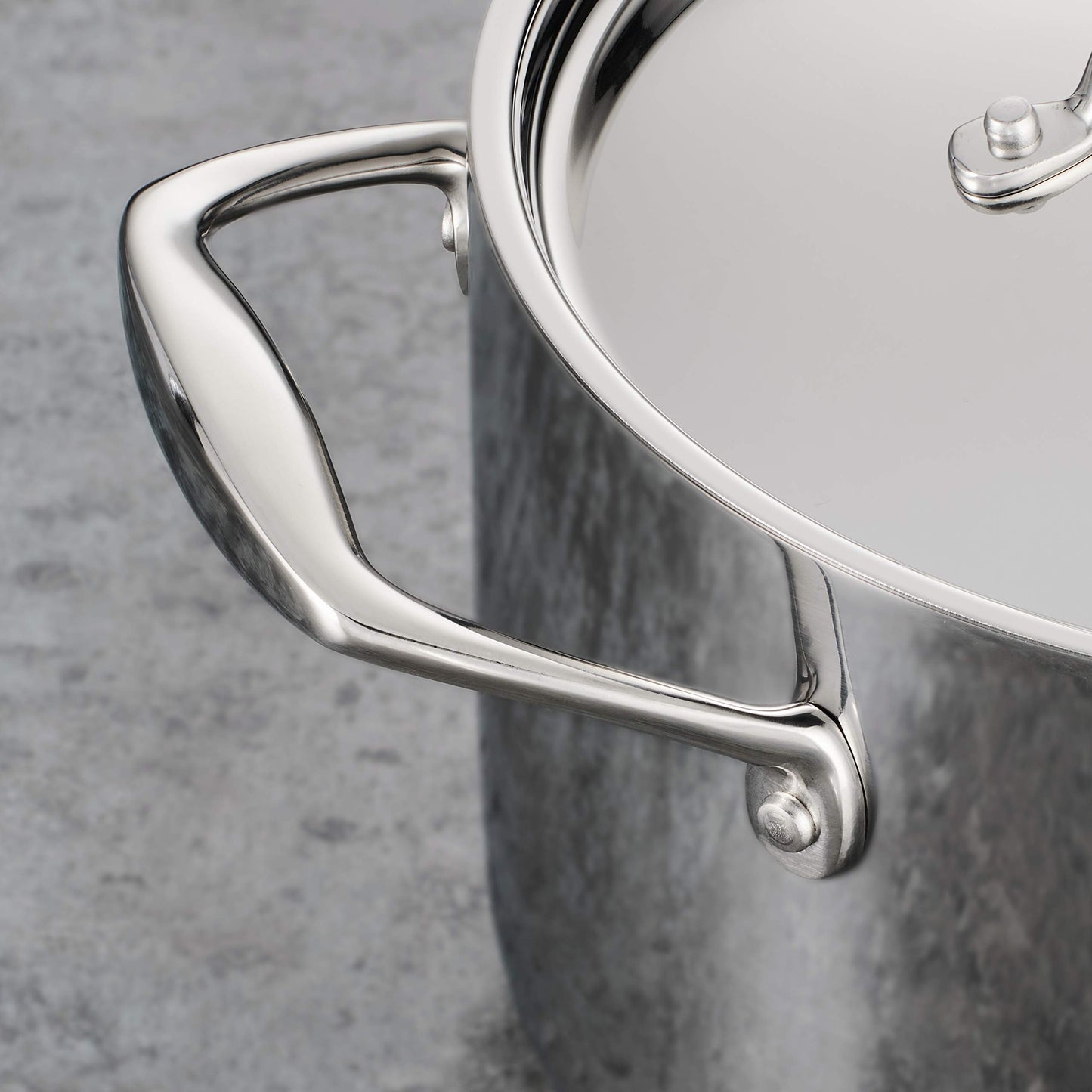 Juego de Utensilios de Cocina Tramontina Acero Inoxidable Tres Capas para Inducción y Lavaplatos
