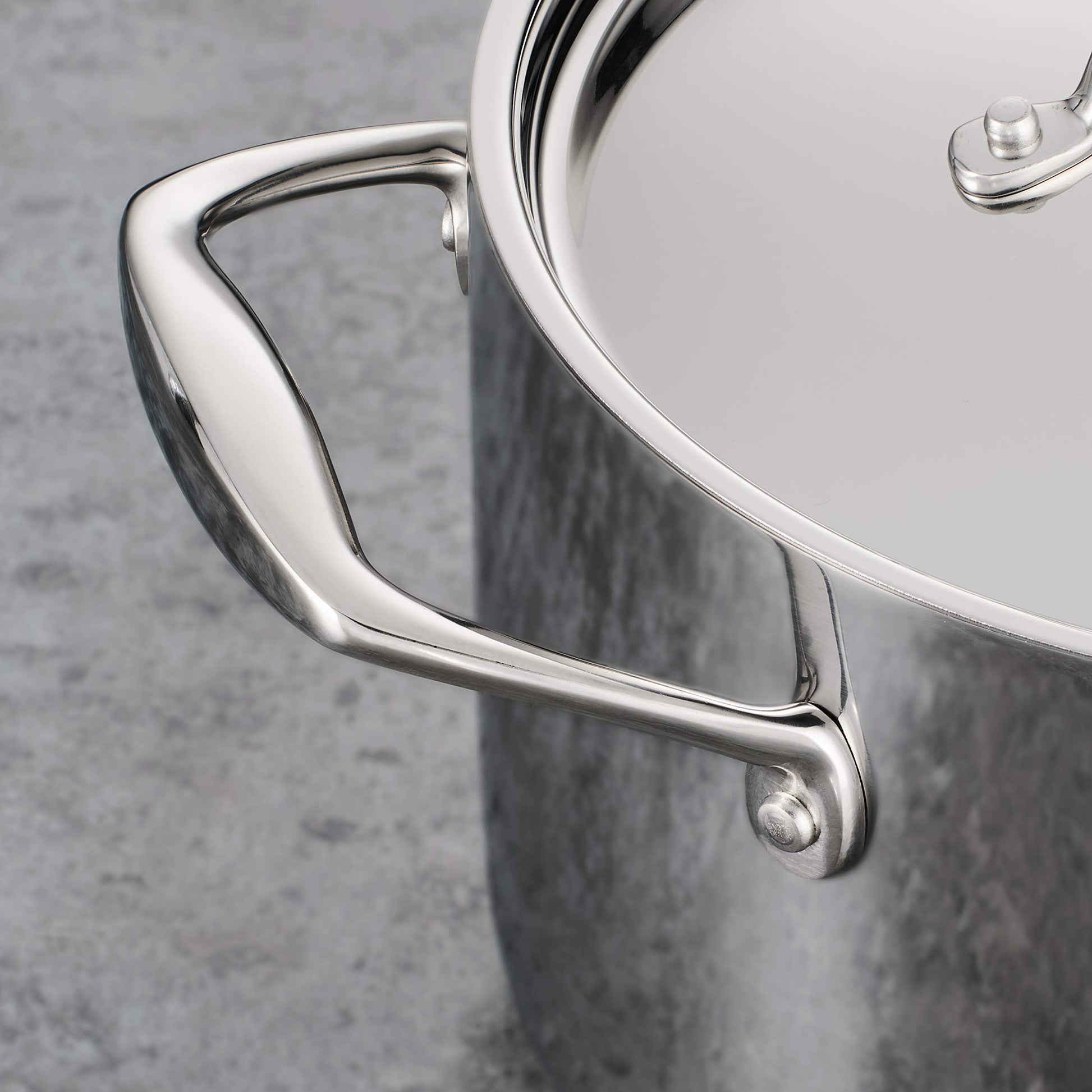 Juego de Utensilios de Cocina Tramontina Acero Inoxidable Tres Capas para Inducción y Lavaplatos