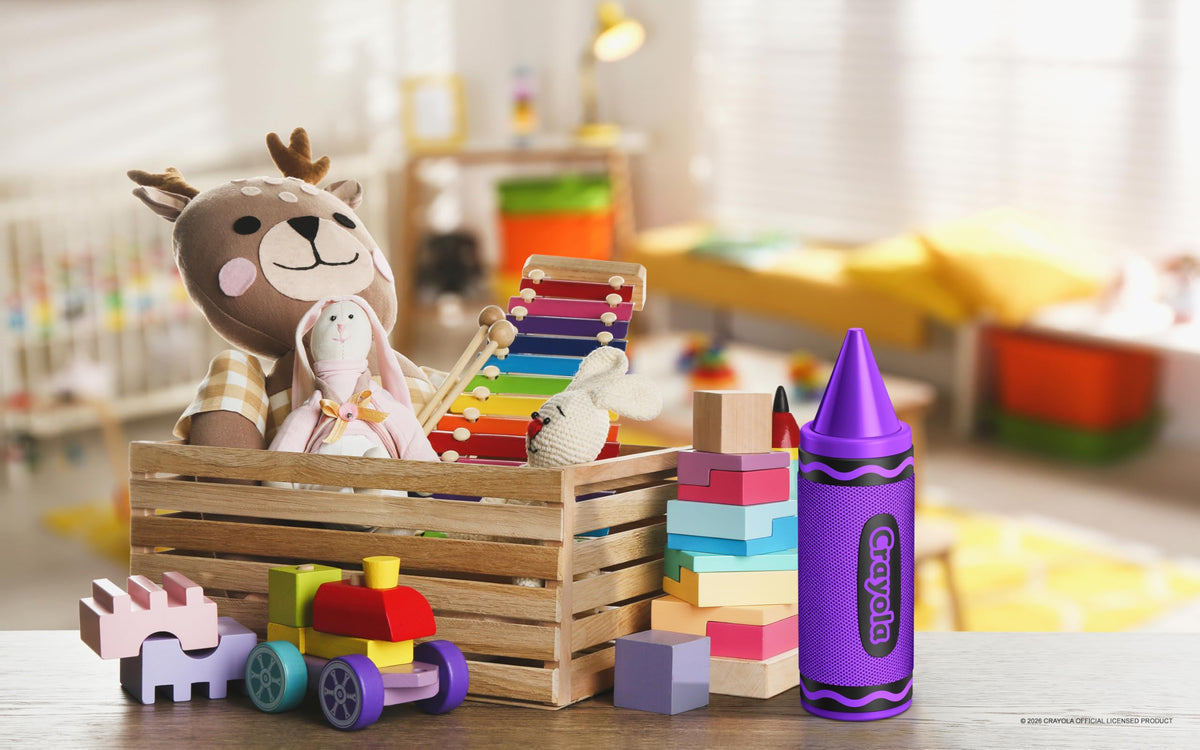Altavoces Bluetooth Crayola Inalámbricos en Forma de Crayón con Sonido HD para Niños