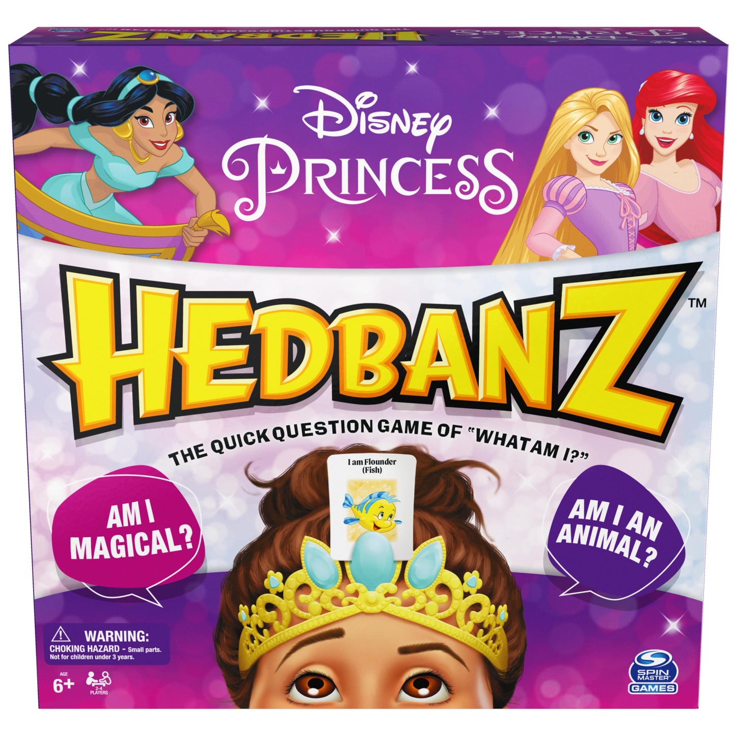 Juego de Mesa Spin Master Hedbanz Princesas Disney para Niños