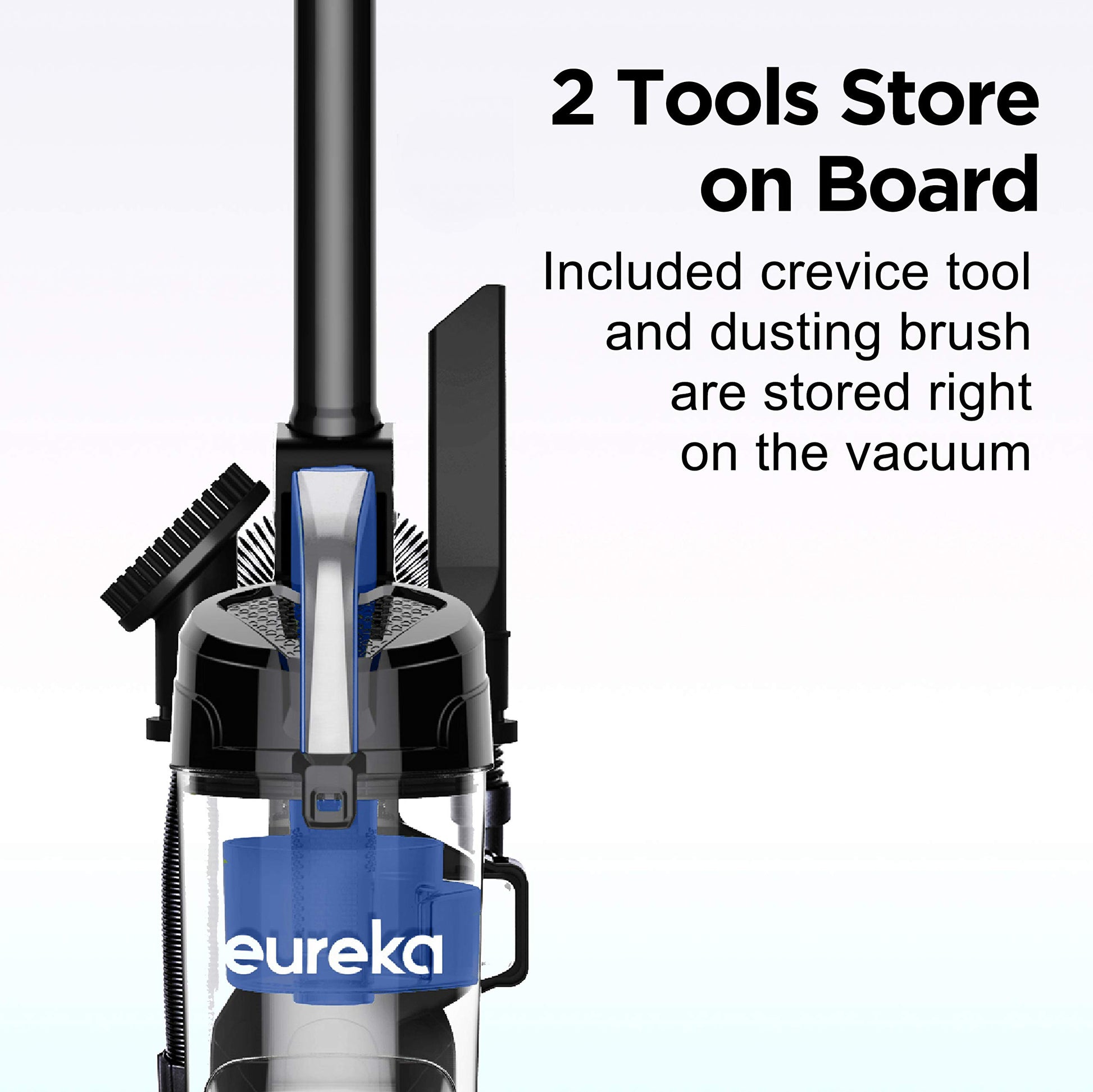 Aspiradora Vertical Eureka Azul Potente Airspeed Ultraligera sin Bolsa con Filtro de Repuesto