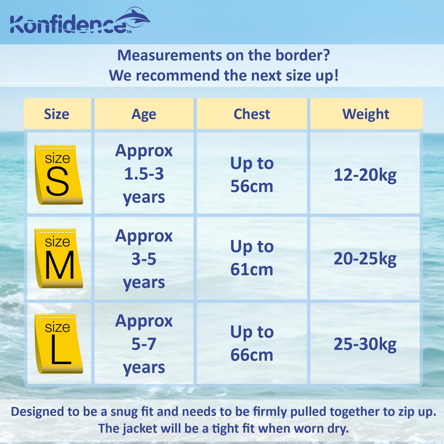 Konfidence - Chaleco de natación premium para niños, flotabilidad ajustable, compatible con la CE, aprobado por la escuela de natación, más de 25 años de experiencia | Compañía británica (Hamptons