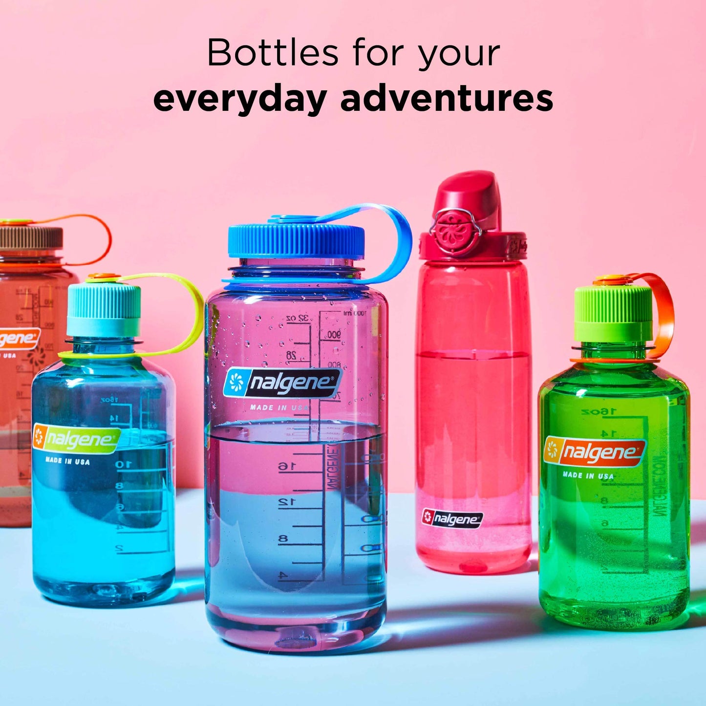 Nalgene 078712_Violett Botella sin BPA de Agua, 12 Oz