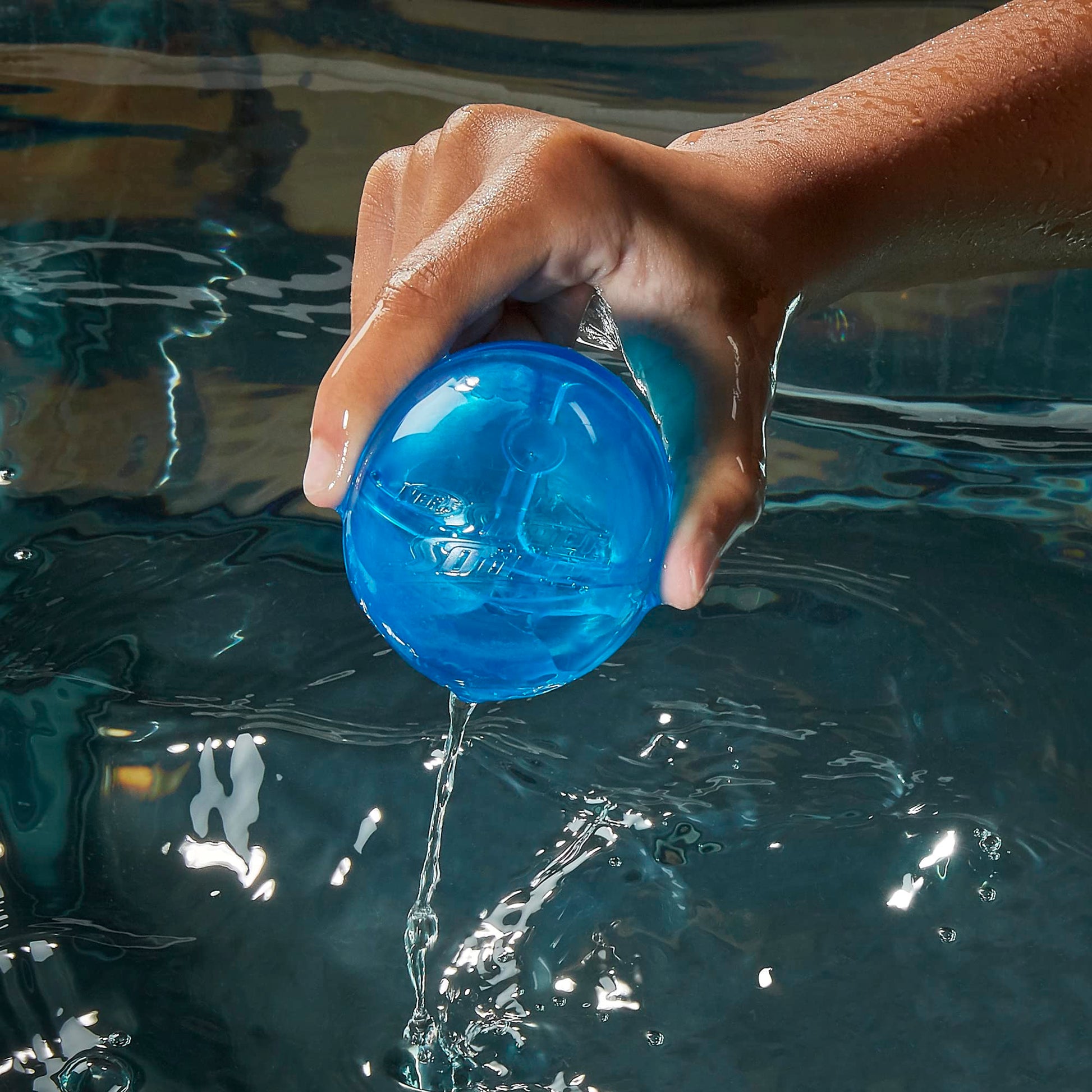 Juguete SUPERSOAKER Nerf Hydro Balls Azul Reutilizables para Niños