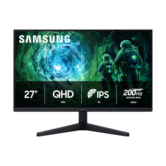 SAMSUNG - Monitor para juegos de resolución QHD Odyssey G5 G53F de 27 pulgadas, HDR10, frecuencia de actualización de 200 Hz, panel IPS, AMD FreeSync Premium, ecualizador negro, interruptor de fuente