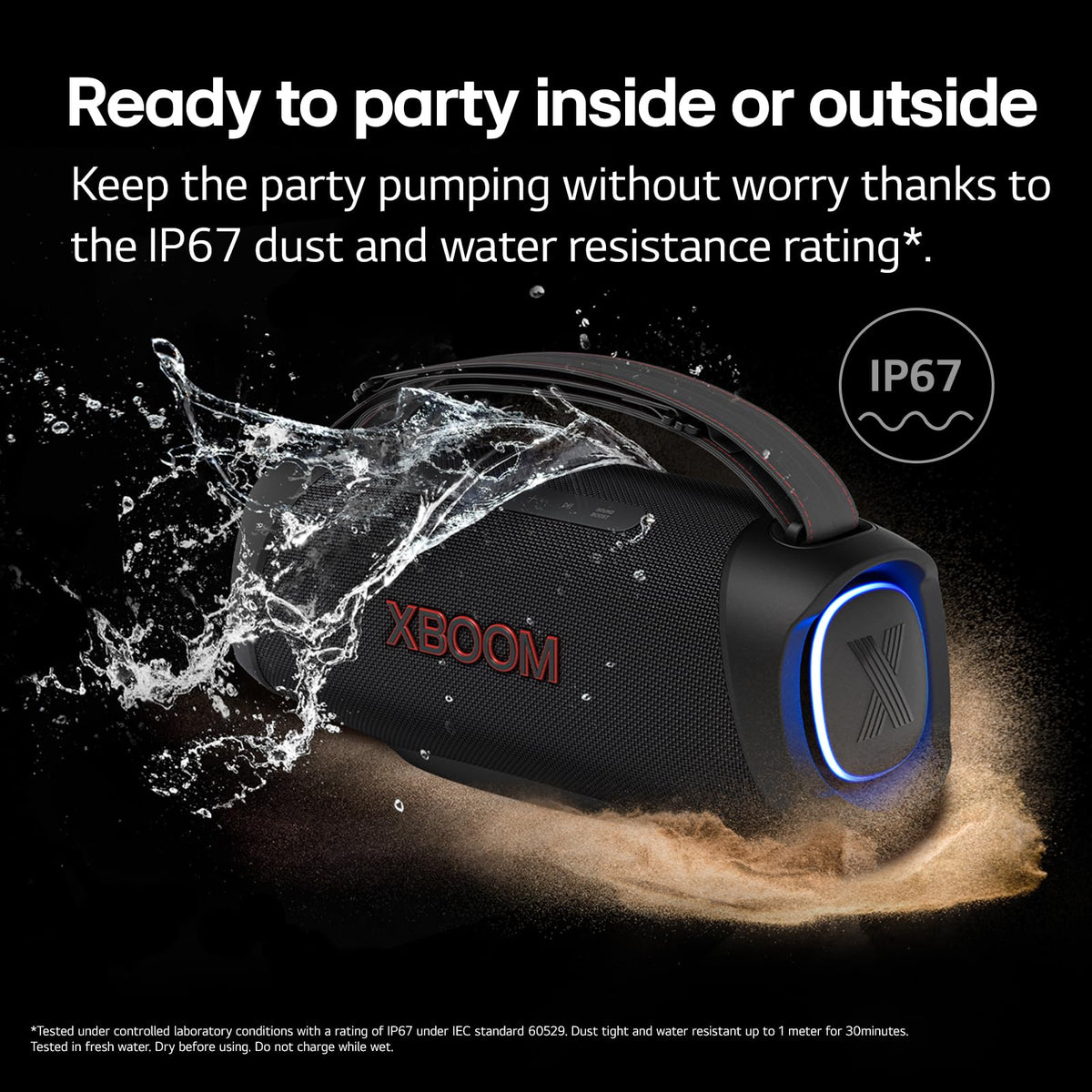 Altavoz Inalámbrico LG XBOOM Go Sonido Potente 15 HRS Batería XG8T