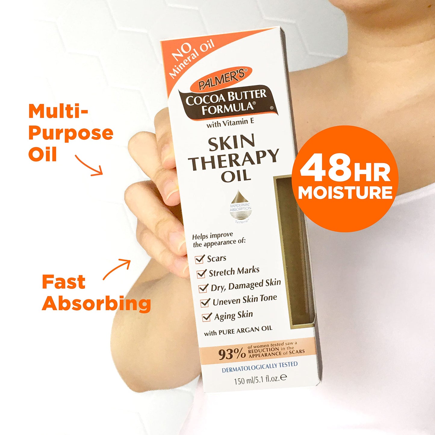 Palmer's Cocoa Butter Formula With Vitamin E, Skin Therapy Oil, 5.1 Fl. Oz (Pack of 3)