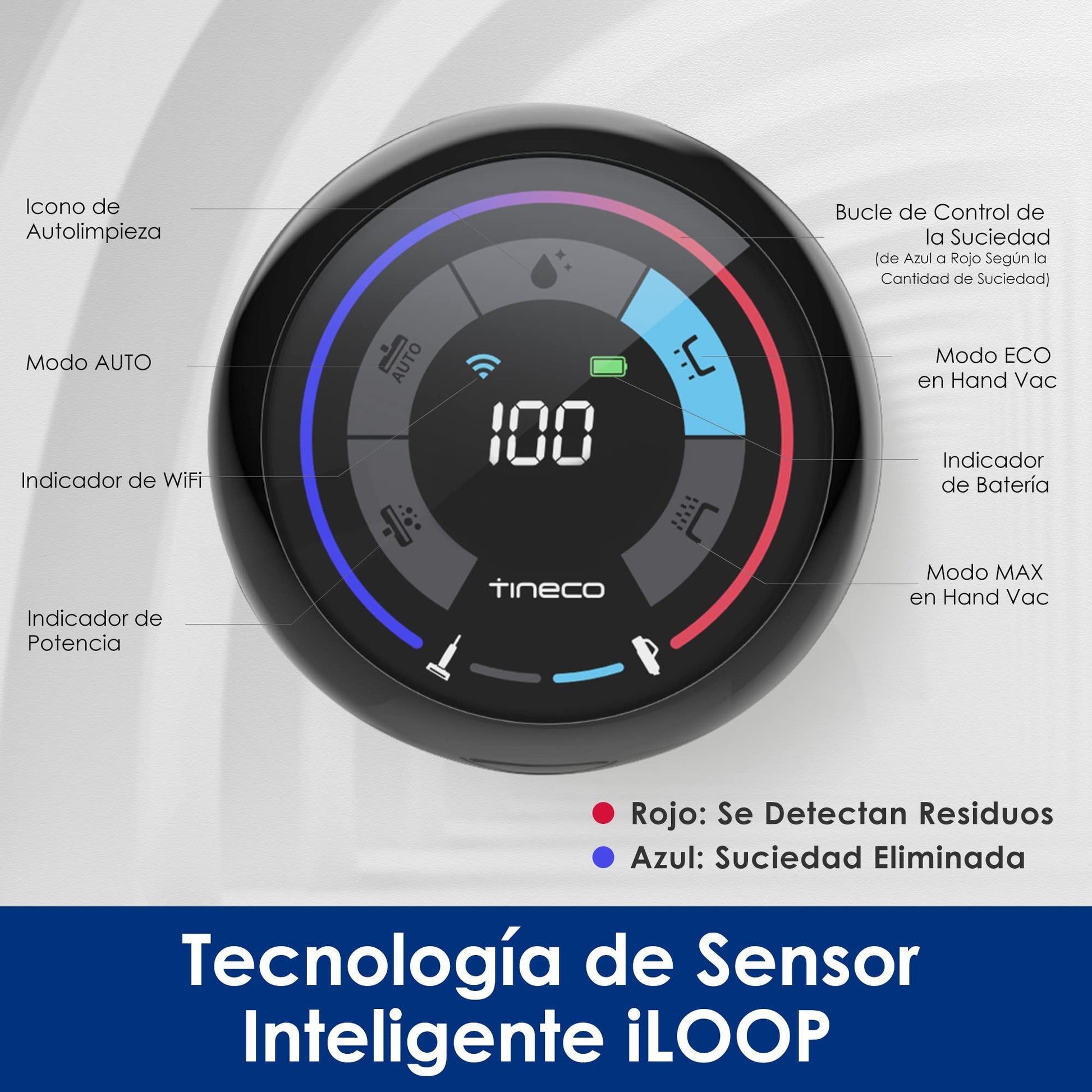 Aspiradora Tineco Floor ONE S5 Combo Multisuperficie Ligera inalámbrica 2 en 1