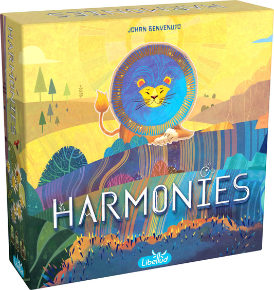 Juego de mesa Harmonies - Crea paisajes oníricos. Juego estratégico y poético, divertido juego familiar para niños y adultos, de 10 años, 1 a 4 jugadores, tiempo de juego de 30 minutos, hecho por