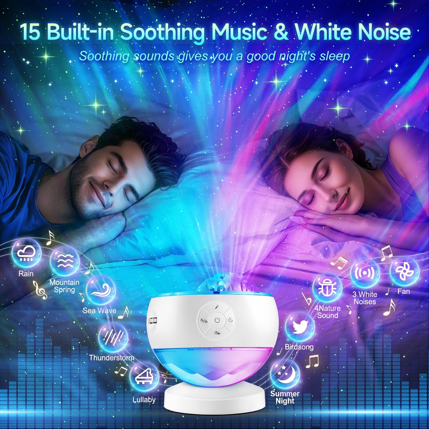PIKOY Proyector de luces nocturnas