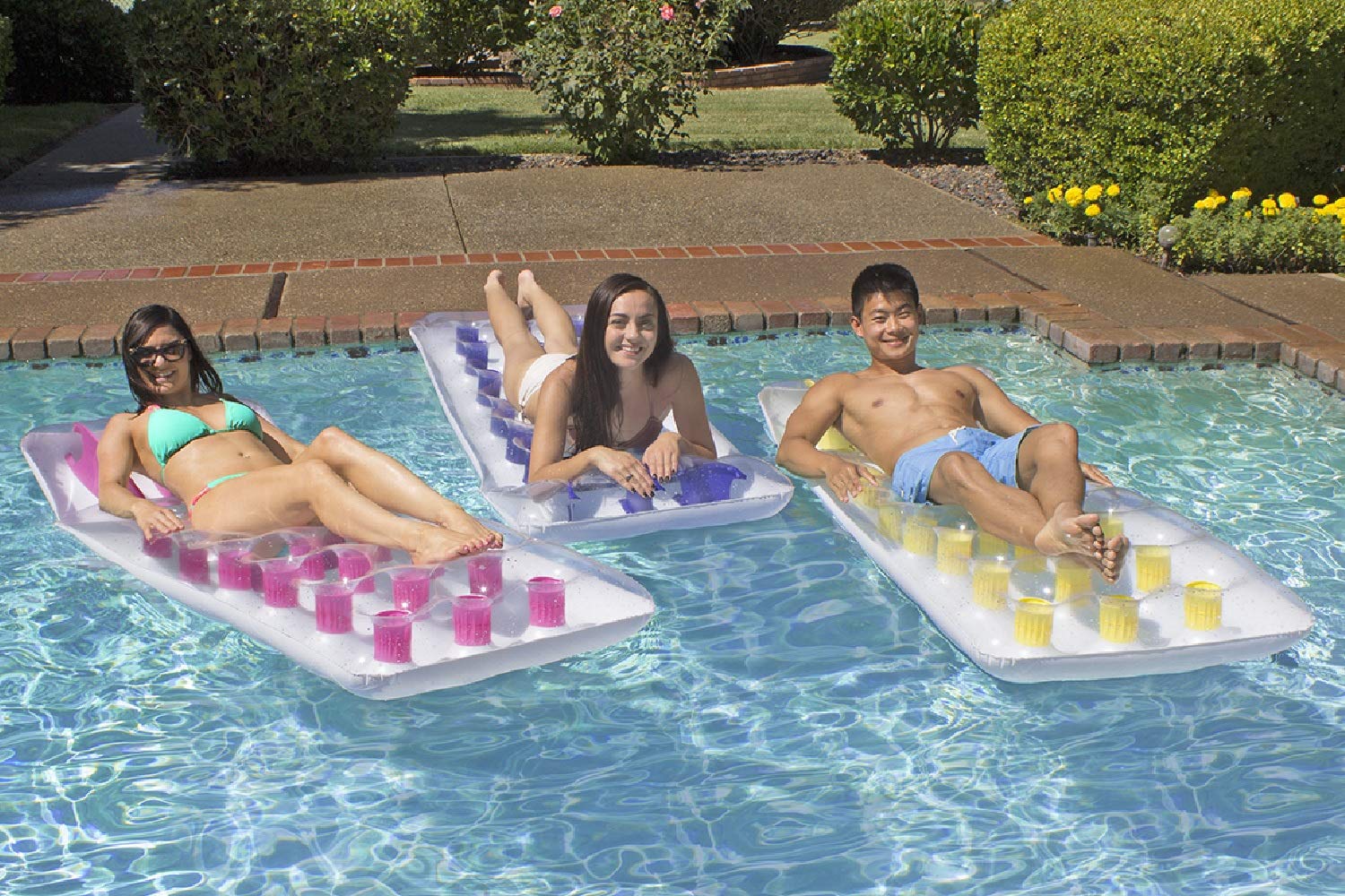 Colchón Inflable Poolmaster clásico francés de Bolsillo para Piscina para Adultos