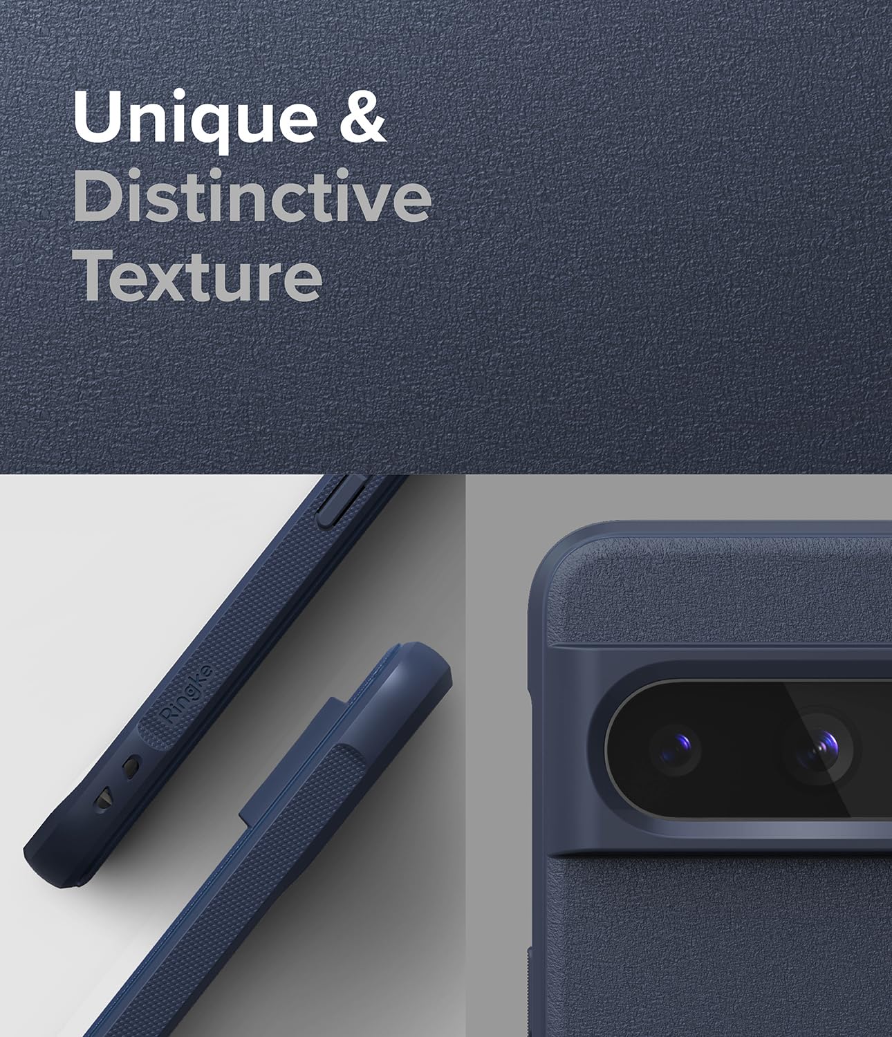 Funda Anti Huella Ringke Onyx Navy Protección para Google Pixel 8 Pro 5G