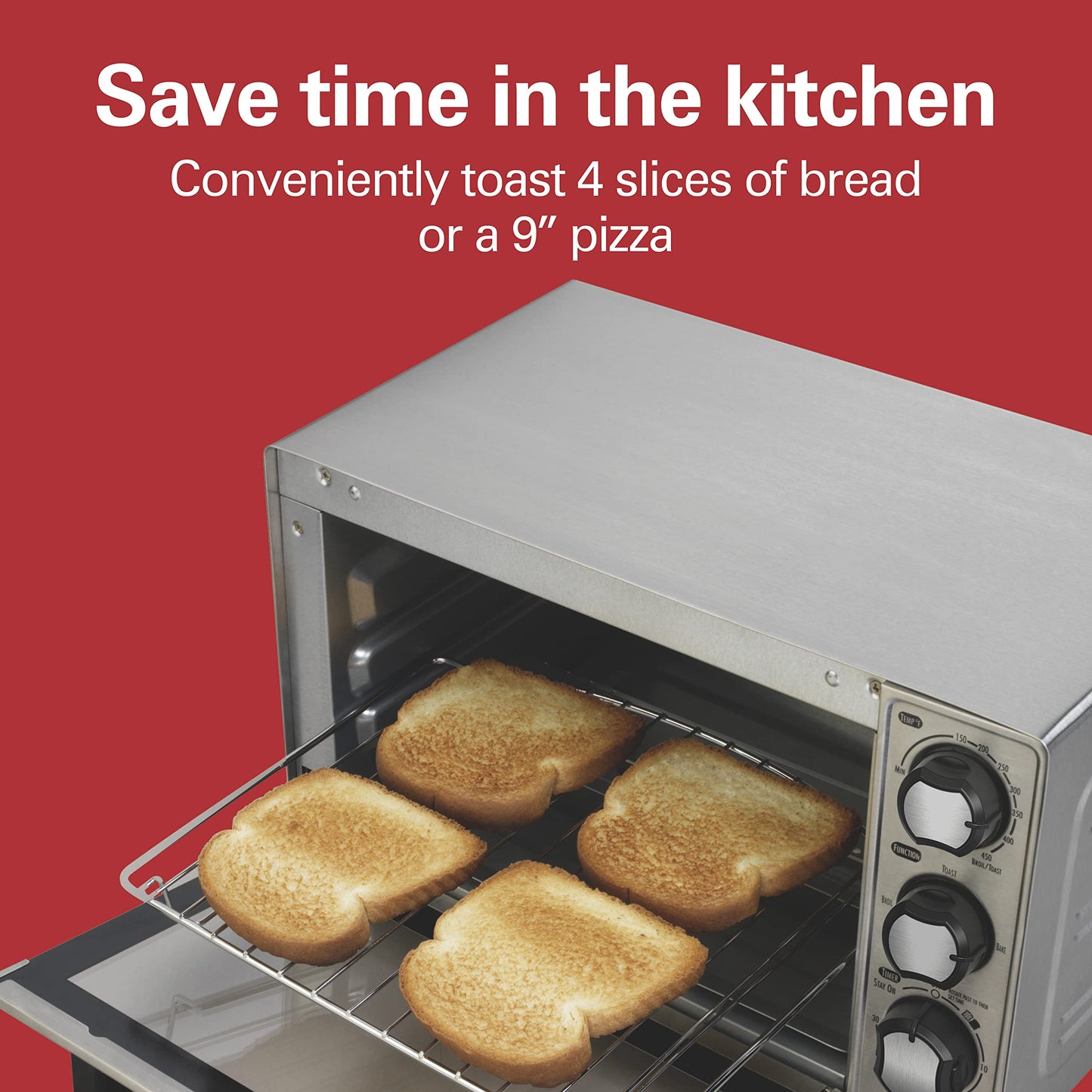 Cuisinart C77SS-15PK Juego de bloque de mango hueco, de acero inoxidable, 15 piezas, asa hueca, 15 Piece, Hollow Handle, 1, 1 + Hamilton Beach 31401 Horno Tostador Eléctrico