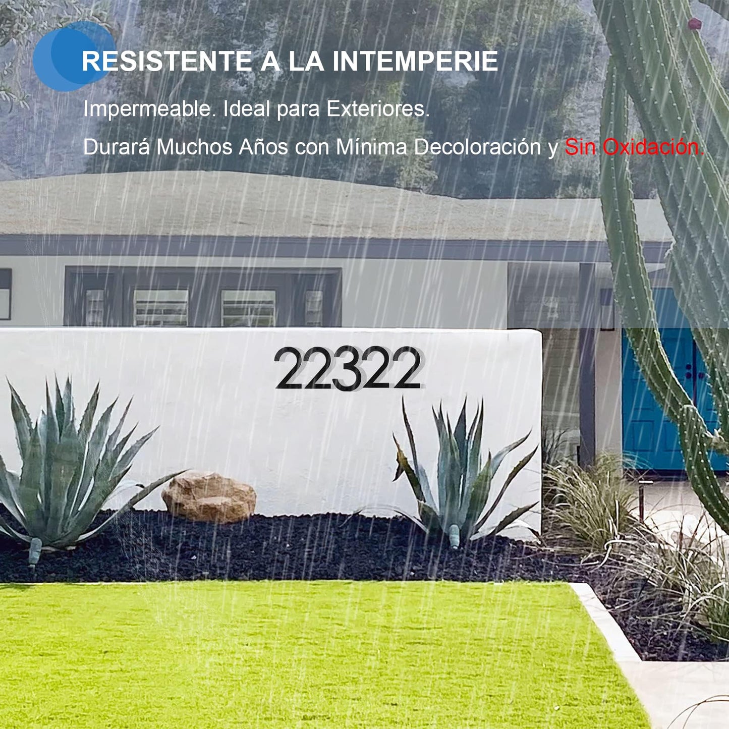 GLINTYU Numeros para Casa Exterior, Altura 20 cm, Material ABS Engrosado de 8,3 mm, Negro Mate, Fácil de Instalar y Resistente, Adecuado para Uso Residencial, de Oficina, Piso y Calle (2)