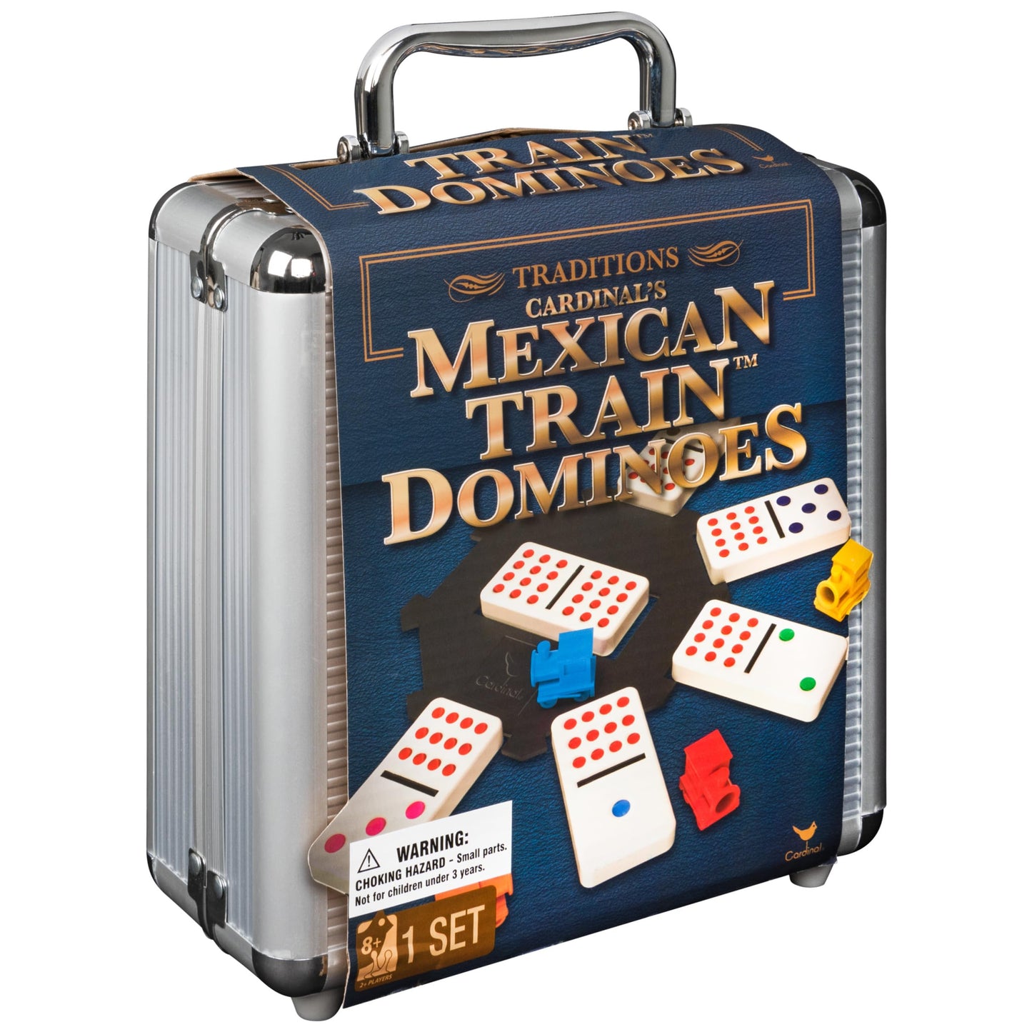 Juego de Dominó de Tren Mexicano Spin Master Games en Aluminio para la Noche de Juegos Familiares