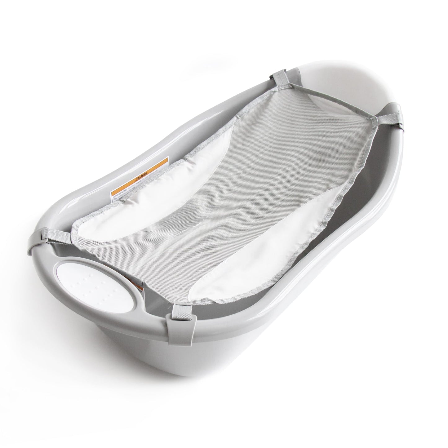 Regalo Baby Basics - tina para bebé, incluye correa de malla de aire, ajustable a medida que tu bebé crece, gancho de secado para una fácil limpieza