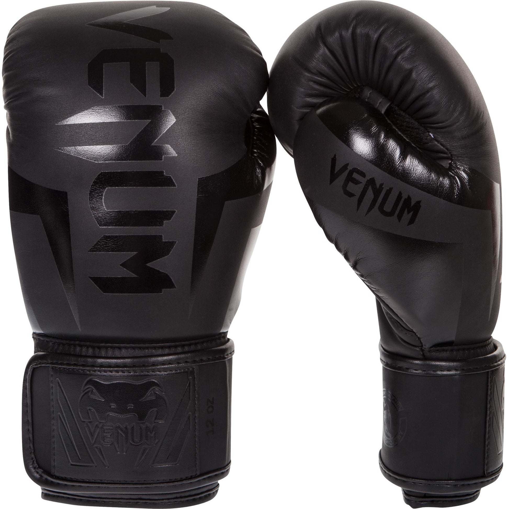Guantes de Boxeo Venum Elite Mate Negro 12 oz
