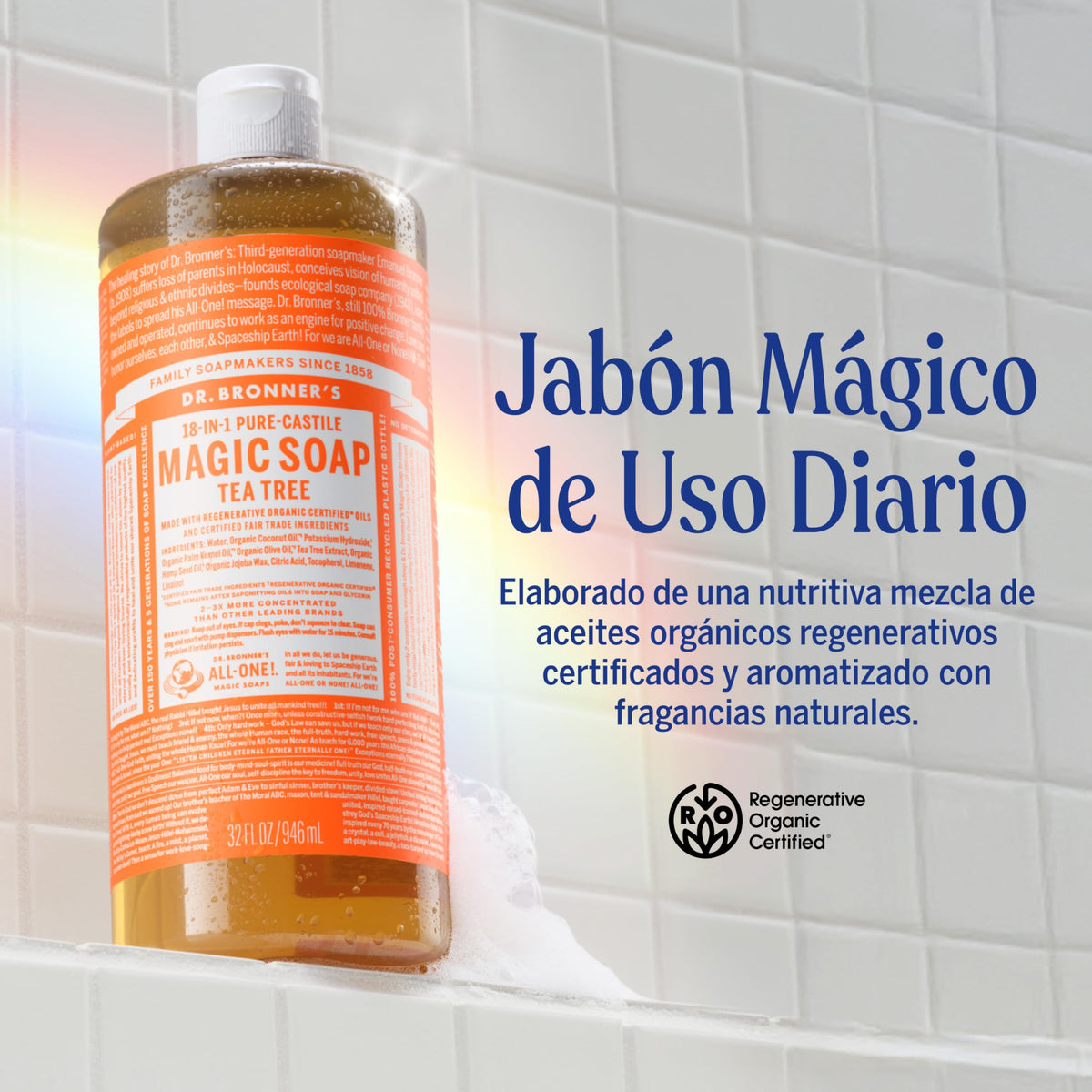 Dr. Bronner´s Jabon de Castilla 32 oz (Tea Tree)