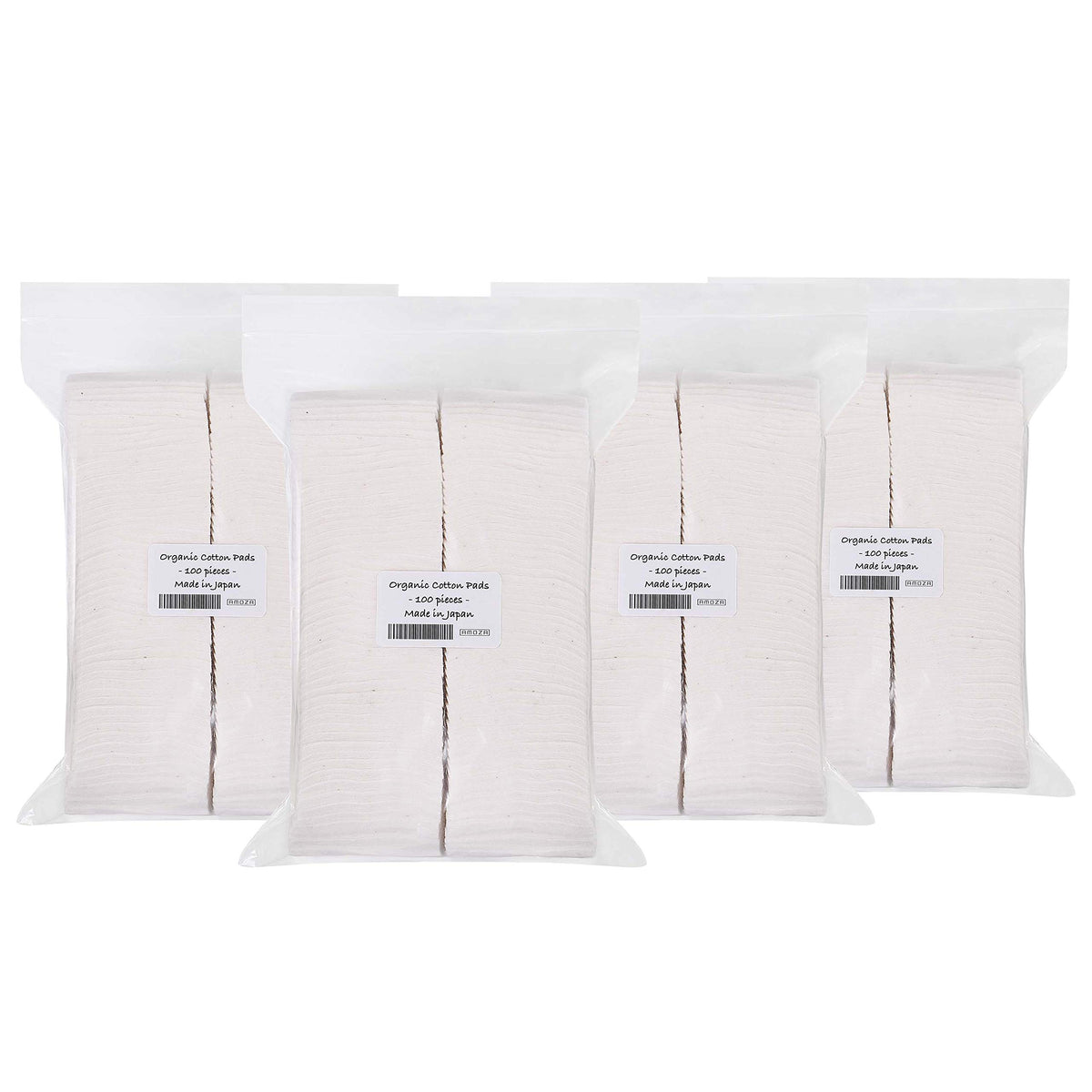 Almohadillas de Algodón Orgánico Japonés sin Blanquear