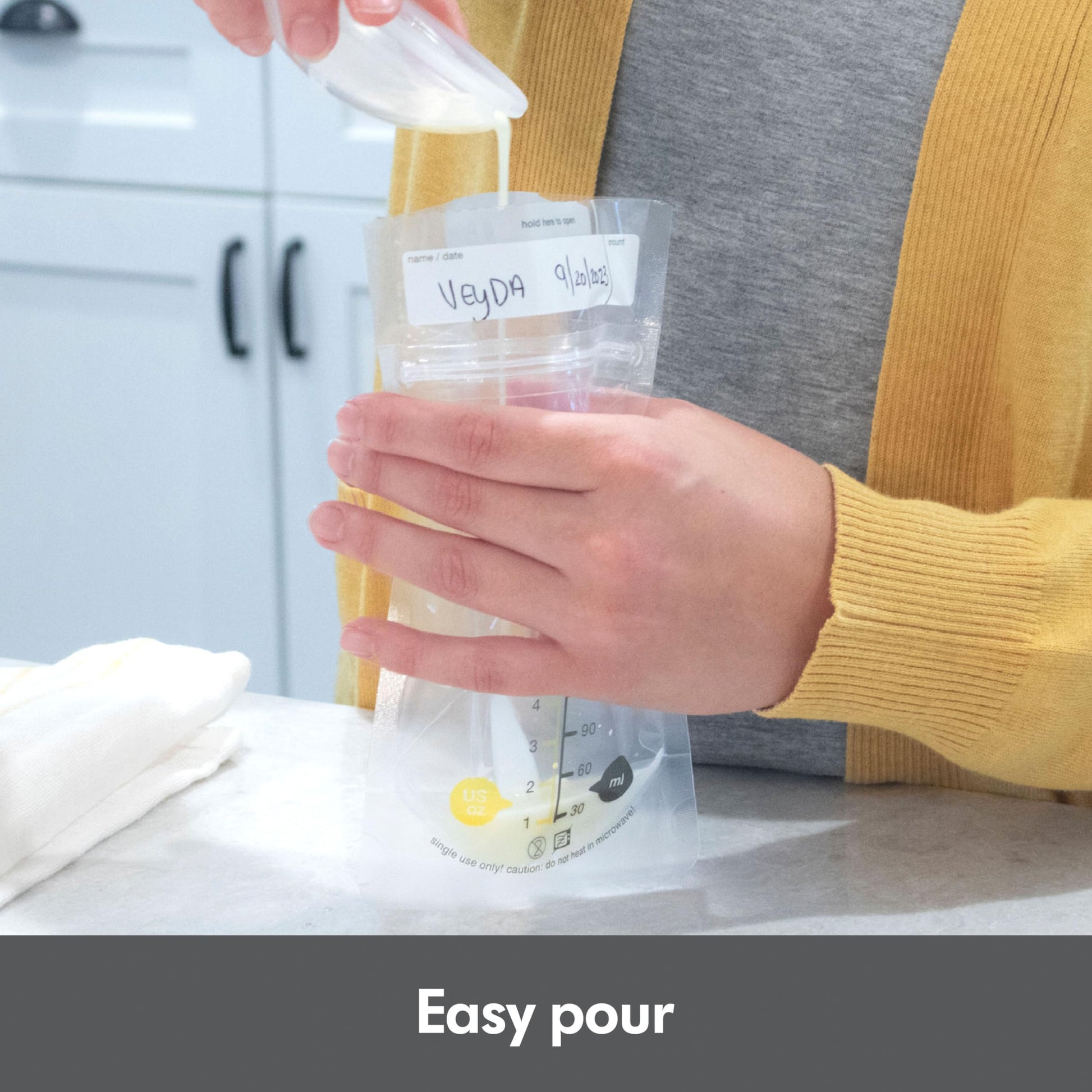 Bolsas para Almacenar Leche Materna Medela 200 Piezas 6oz/180ml de Capacidad
