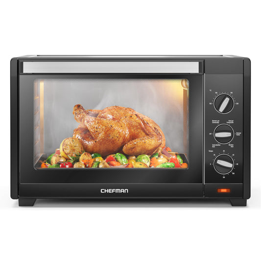 Chefman Horno De Convección Y Tostador De 45 L Negro RJ25-M45BLACK