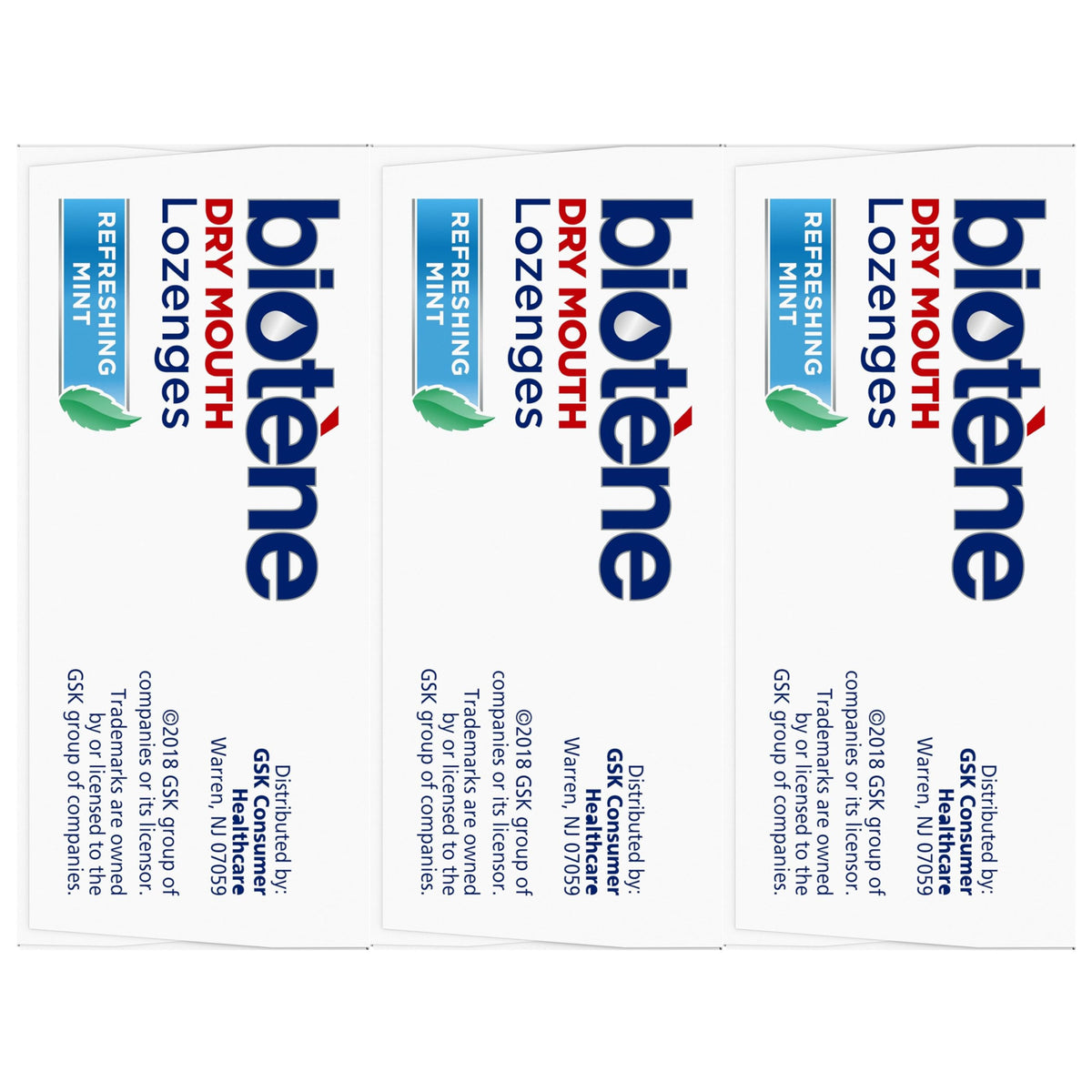 Pastillas Biotene Menta Refrescante 81 Unidades