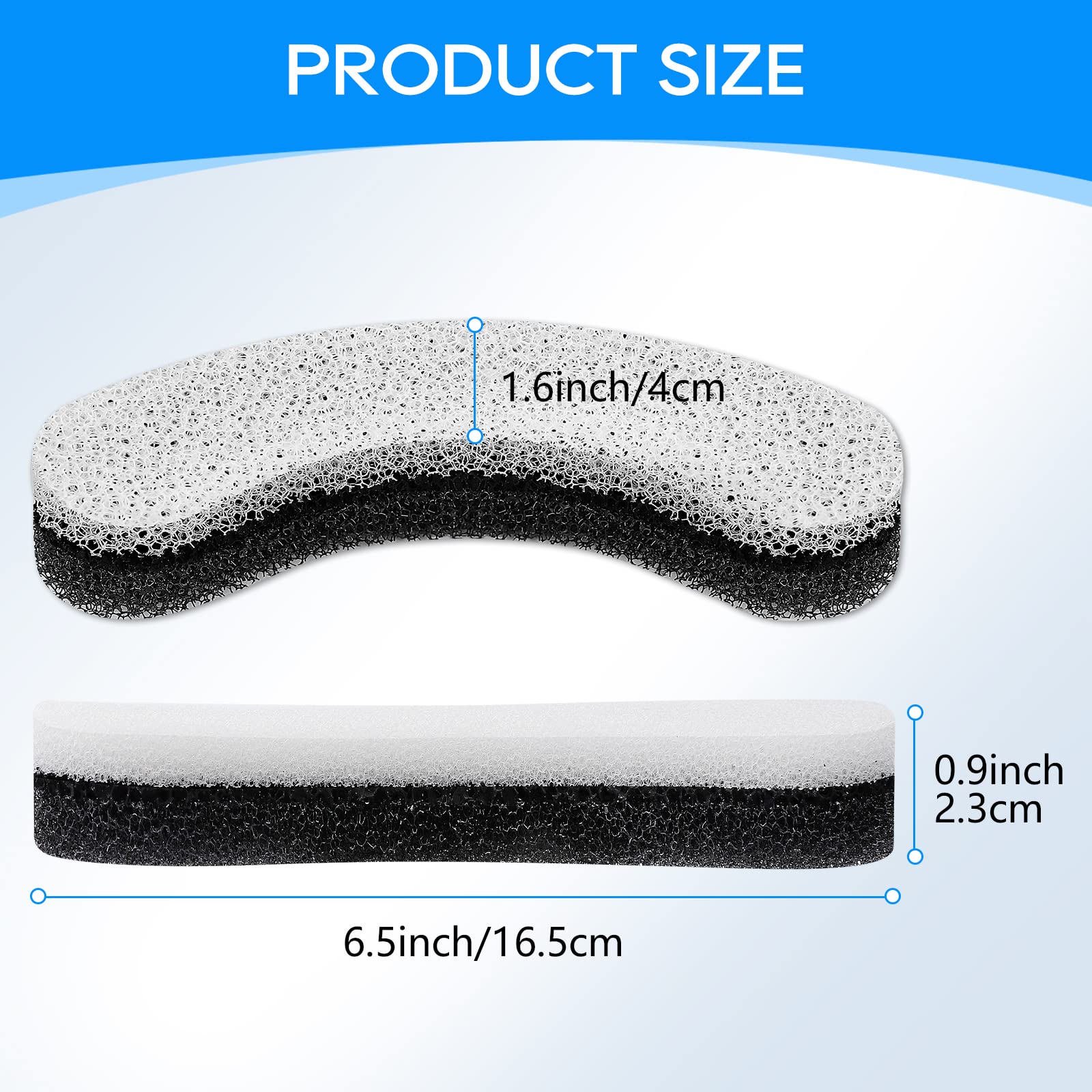 Repuesto de Filtro de Agua MyfatBOSS Blanco Compatible con DF10 y DF30 para Mascotas