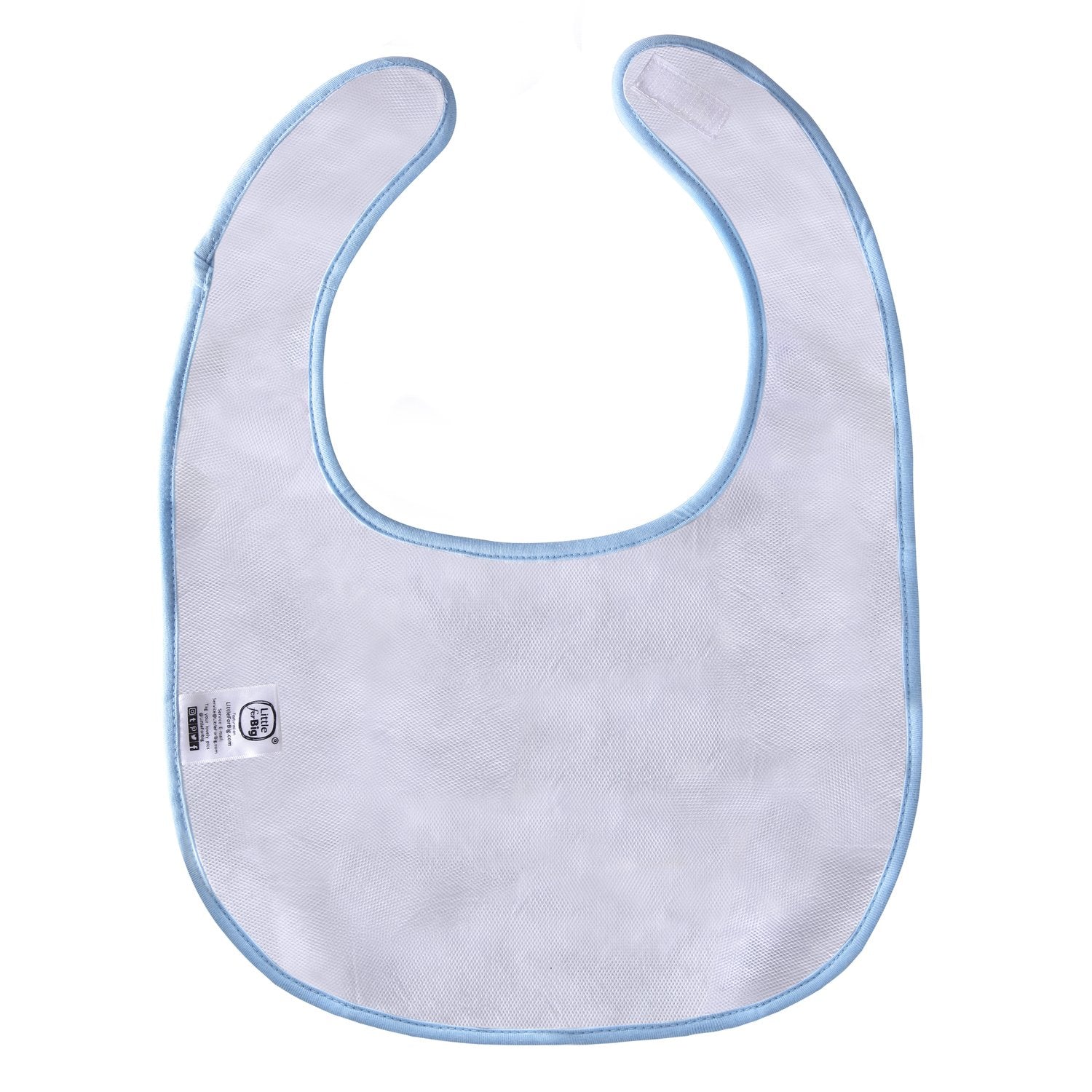 Littleforbig - Babero de algodón impermeable para adultos, con cierre de velcro ajustable, estampado, 2 paquetes, animales zoológicos y baberos para adultos cereza