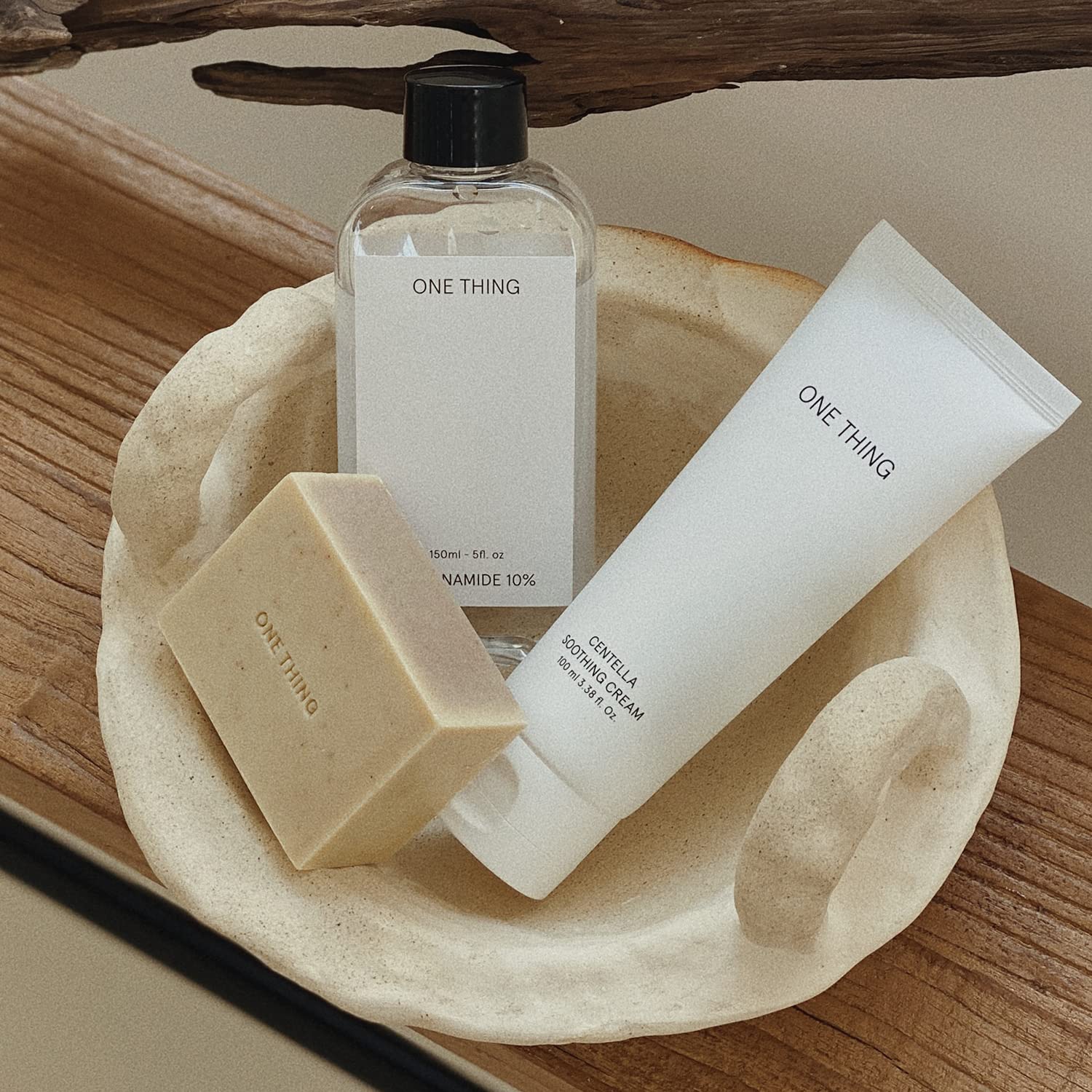 ONE THING Centella Crema calmante 3.38 fl. oz. | Hidratante facial hidratante vegano para todo tipo de piel | Cuidado de la piel coreano