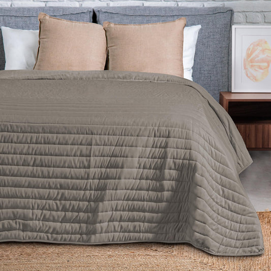 Edredón Dreamlab Arena Relleno de Suaves Microfibras Recubiertas con Gel Hipoalergénico para Cama Individual