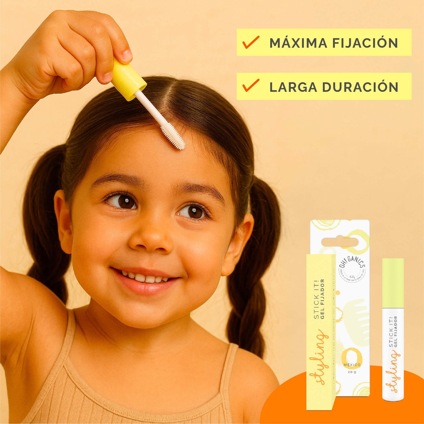 OH! GANICS Stick It Gel en Rímel para Baby Hairs 20 g