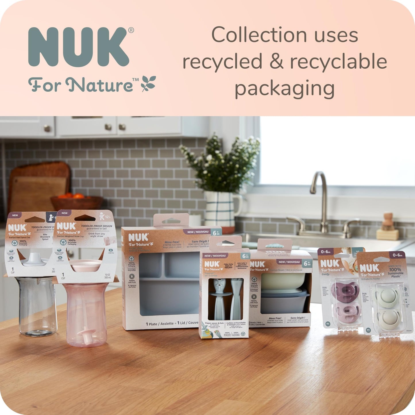 Chupete NUK Simply Natural para Bebé