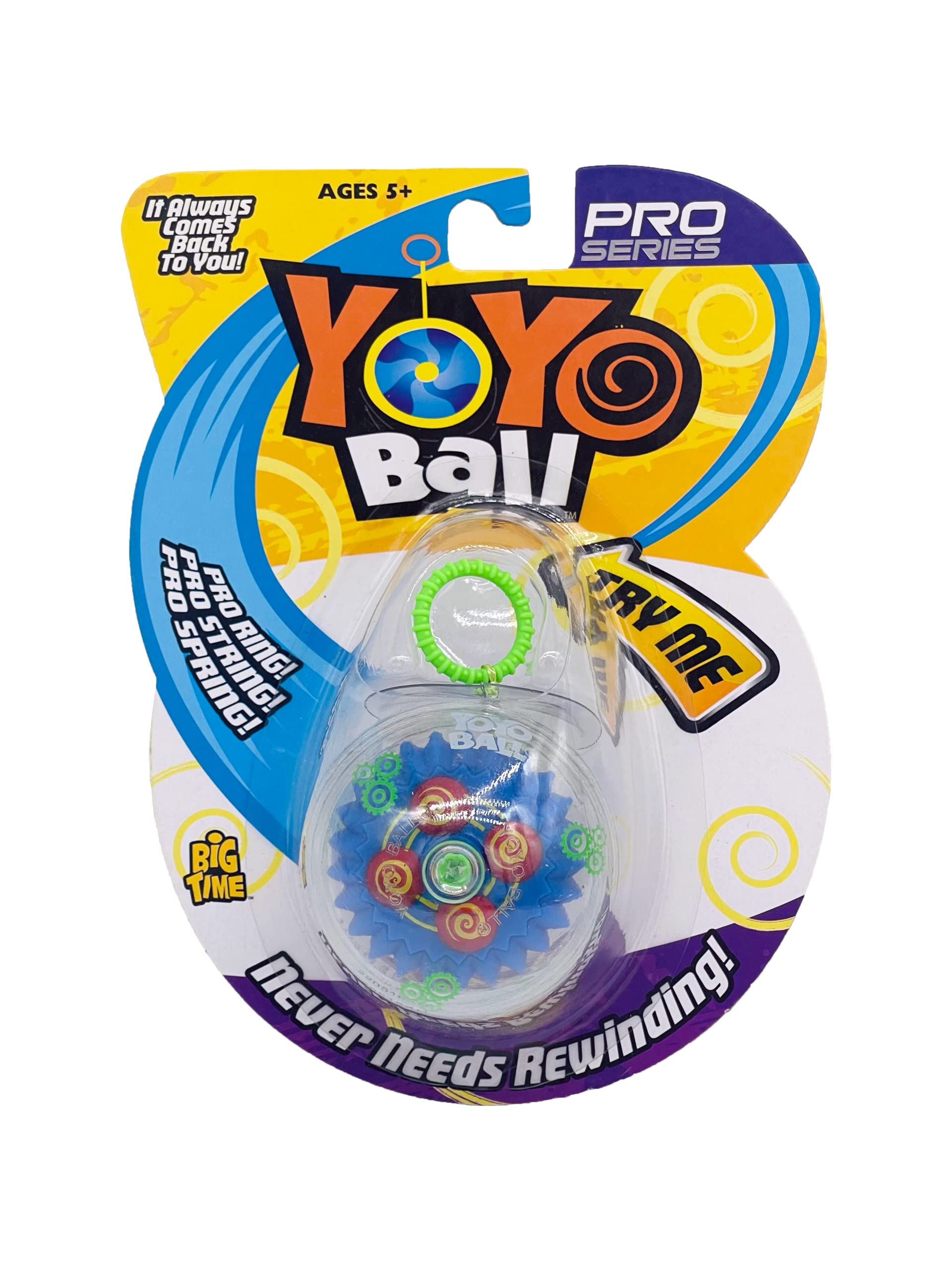 Paquete de 5 YoYo Ball Varios Colores y Patrones Devuelve Automáticamente