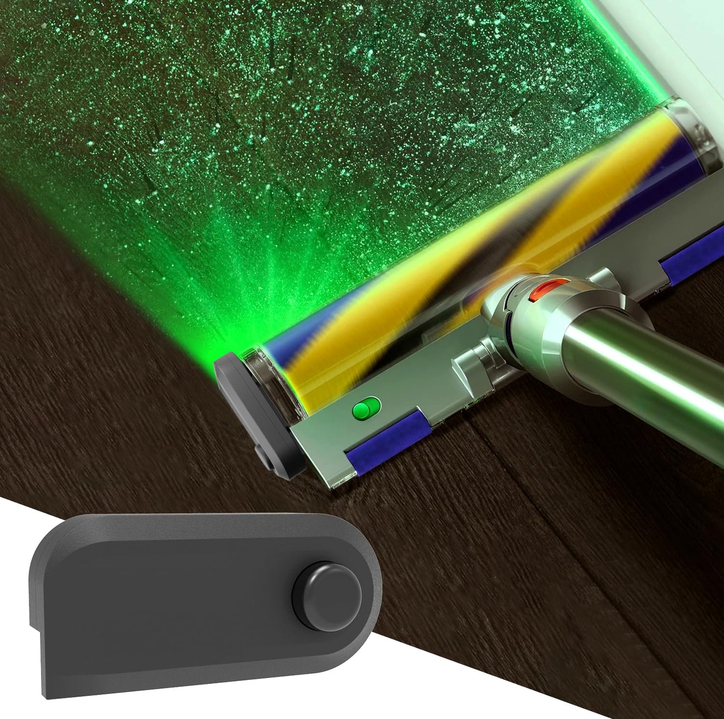 QPDZ - Detector de Polvo Recargable para aspiradora, revelar Micro Polvo para Mascotas, Perro, Gato, Accesorios de aspiración actualizados,