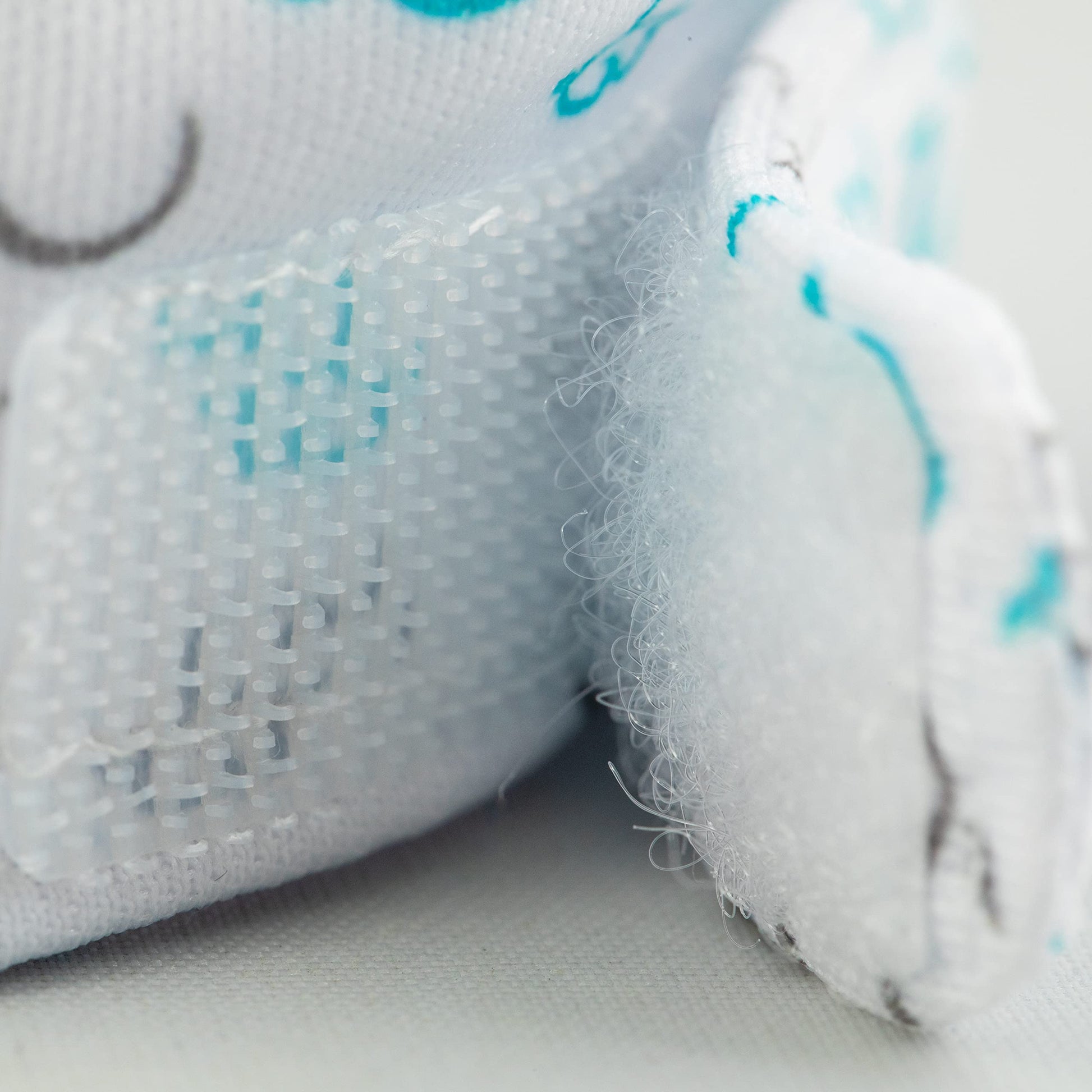 Guantes de Silicón PAPU BABY Azul Gris Dentición para Niño