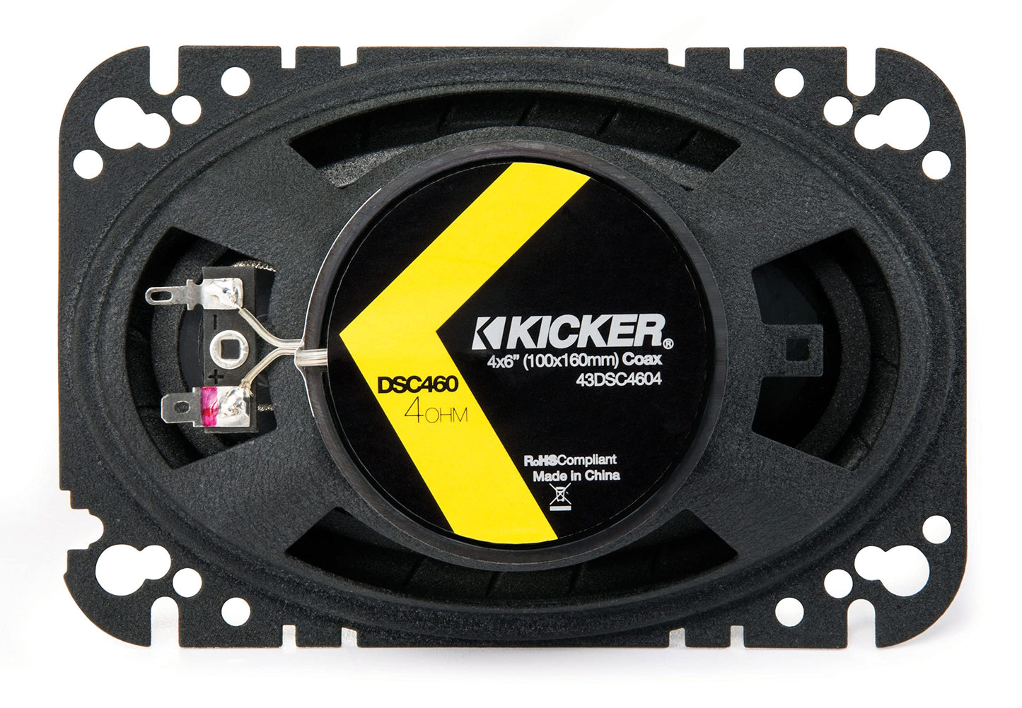 Parlantes 2 Vías Kicker 43DSC4604 4x6 Pulgadas Paquete Doble