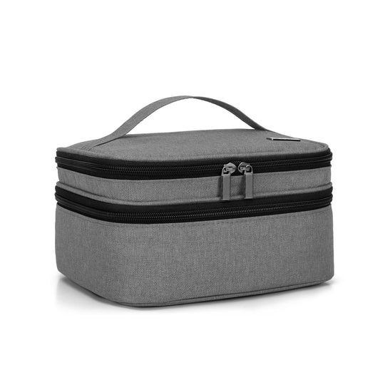 Luxja - Estuche de transporte para esmalte de uñas, capacidad para 30 botellas (15 ml, organizador de doble capa para esmalte de uñas y manicura, gris (solo bolsa)