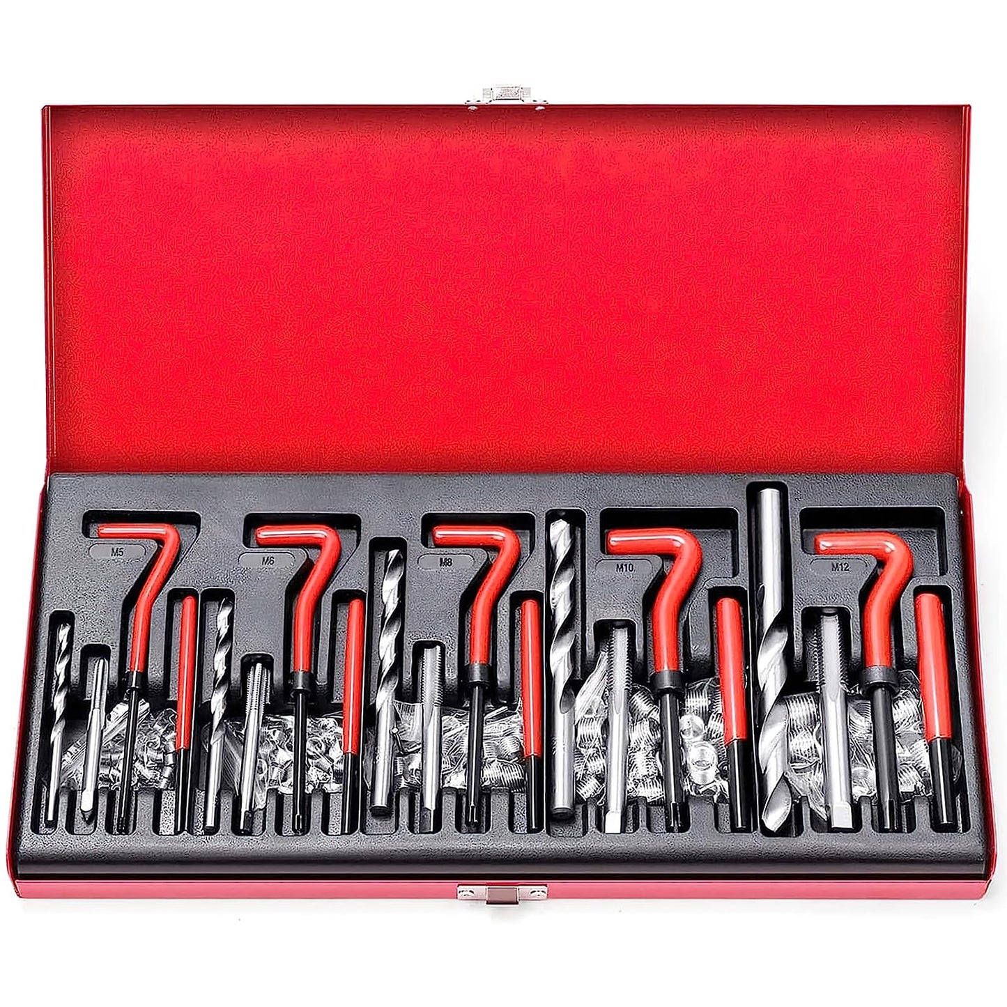 Kit Reparación Roscas SPOWAY Acero Inoxidable 131 Piezas Métrico