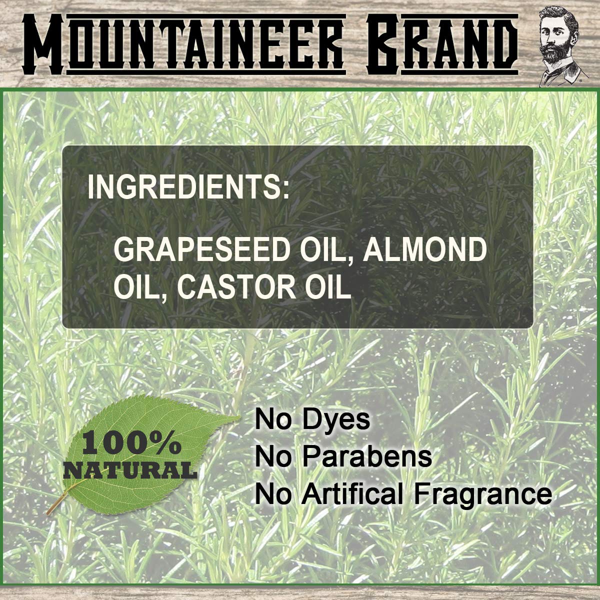Beard Oil by Mountaineer Brand (2oz) | Barefoot (Unscented) | Premium 100% Natural Beard Conditioner