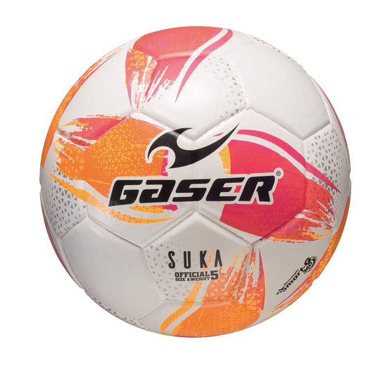 Gaser Balón de Fútbol Suka Azul Verde #5 (Naranja y Rosa, 5)
