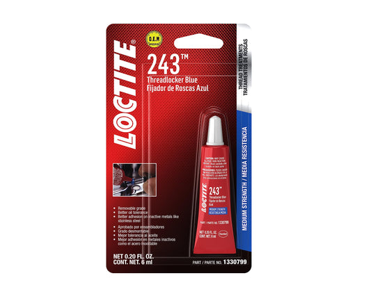 Loctite Threadlocker 243, fijador de roscas de Alta eficacia