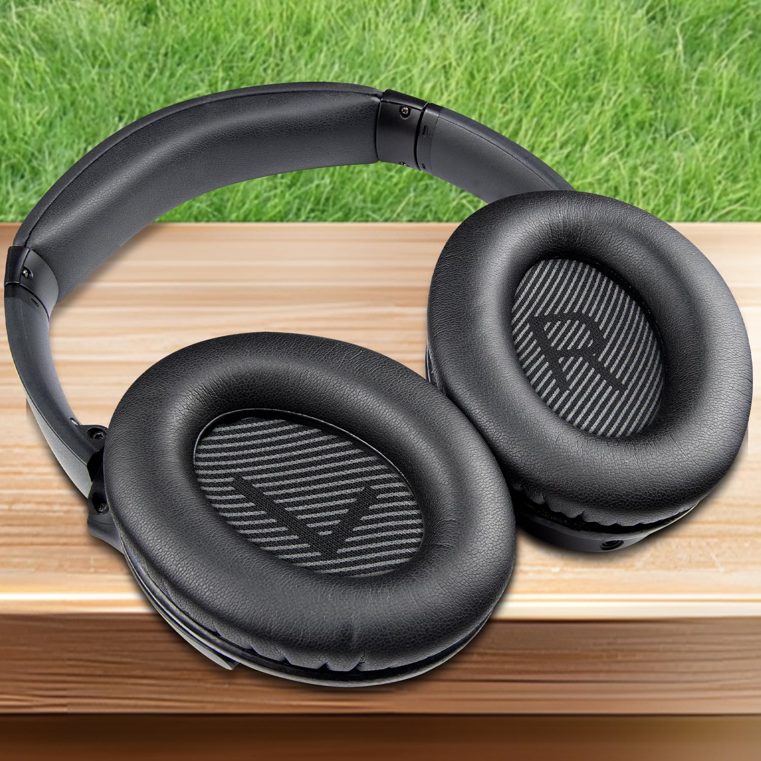 Almohadillas SoloWIT Negro Alta Densidad para Bose QuietComfort 35 y 35II Auriculares