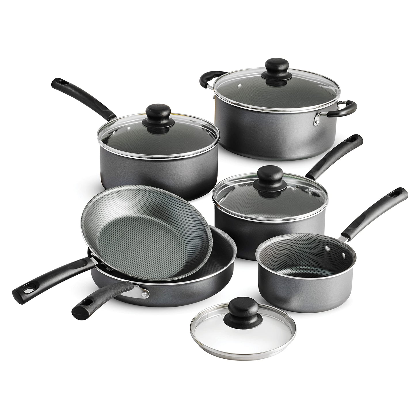 Batería de Cocina Primaware Tramontina, Aluminio, Antiadherente, Incluye 10 Piezas, Color Gris modelo 80119-542